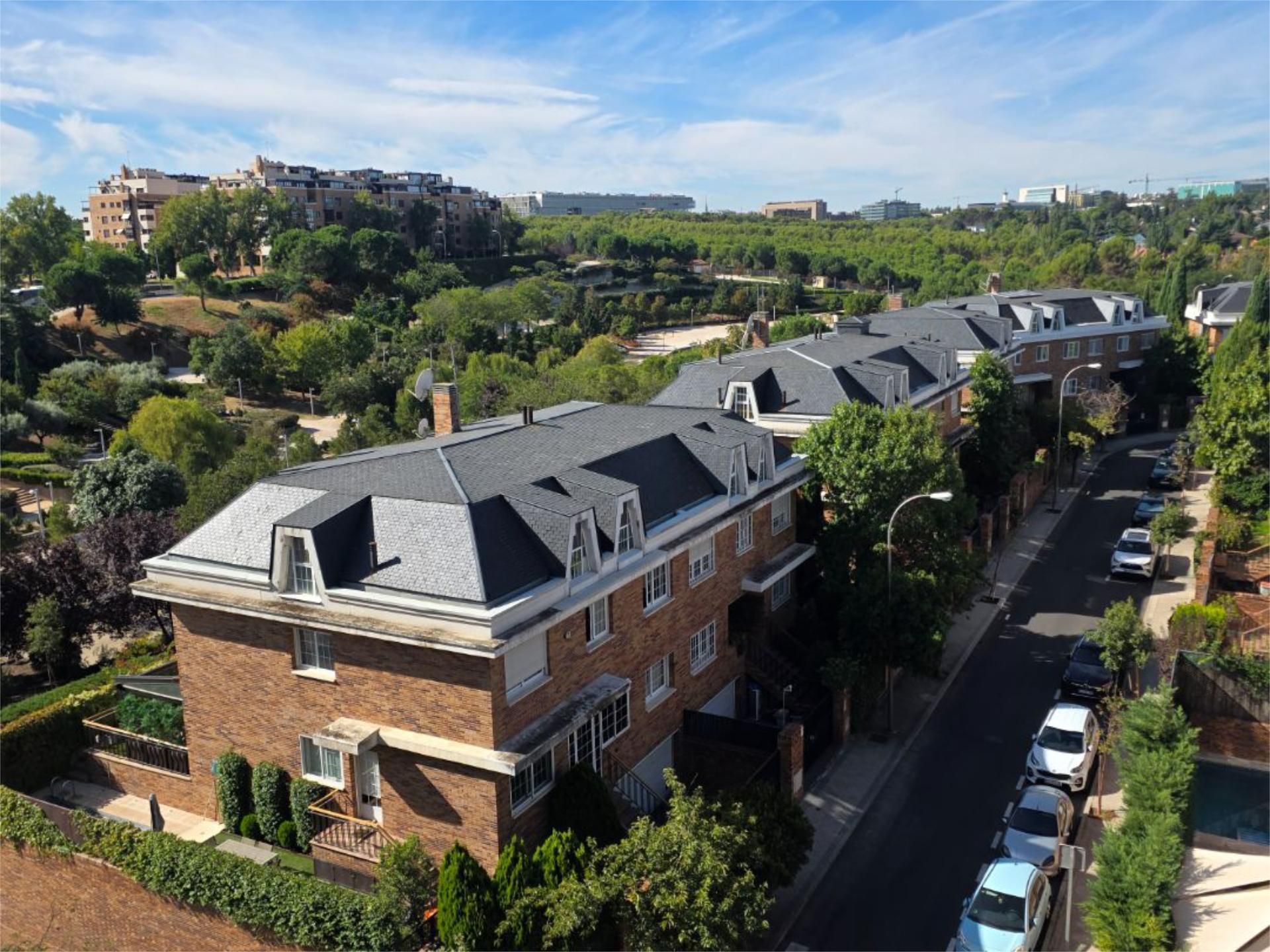 Vista exterior de Ático de alquiler en  Madrid Capital con Aire acondicionado, Calefacción y Parquet