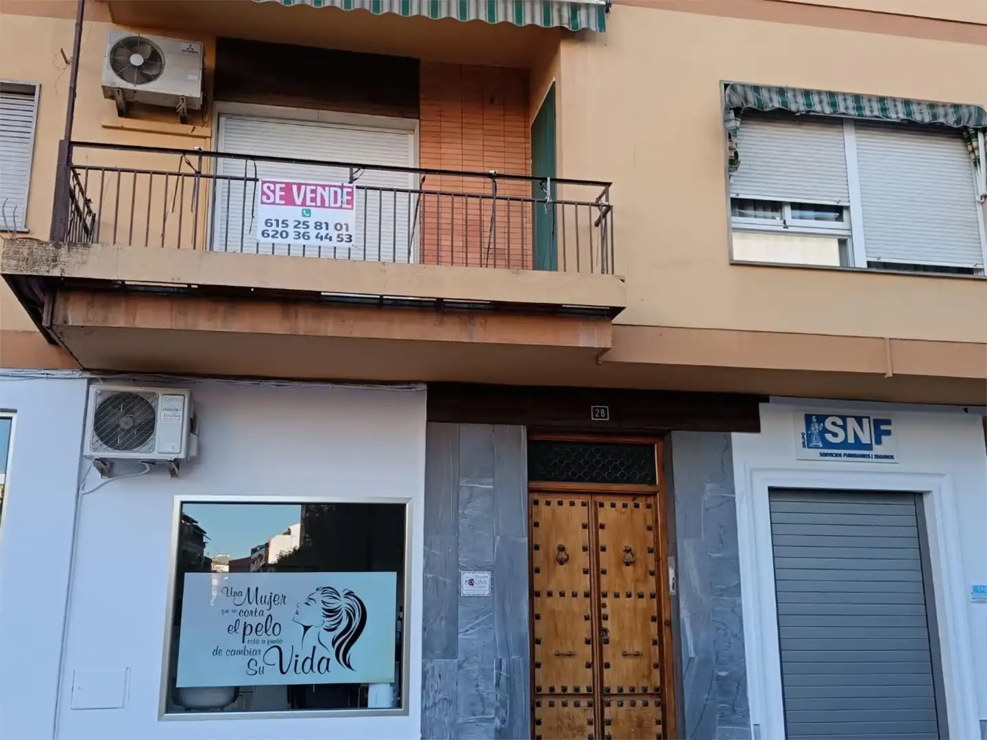 Vista exterior de Pis en venda en Villanueva del Arzobispo amb Aire condicionat, Calefacció i Terrassa