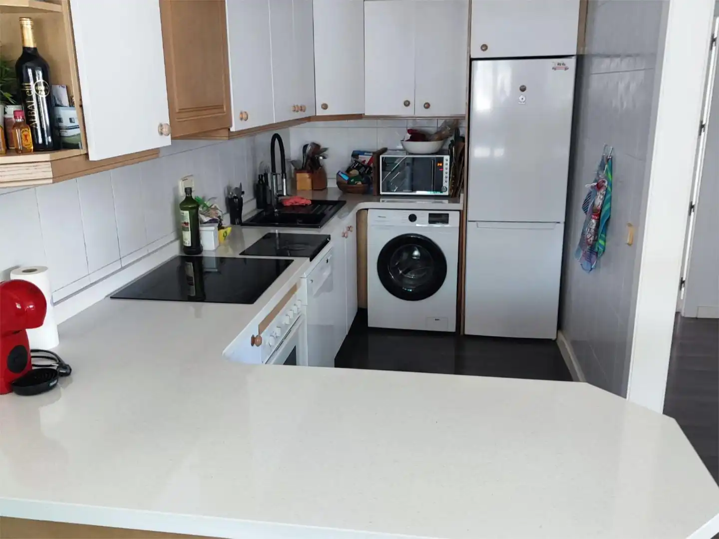 Küche von Wohnung zum Verkauf in Moraira mit Klimaanlage, Terrasse und Balkon