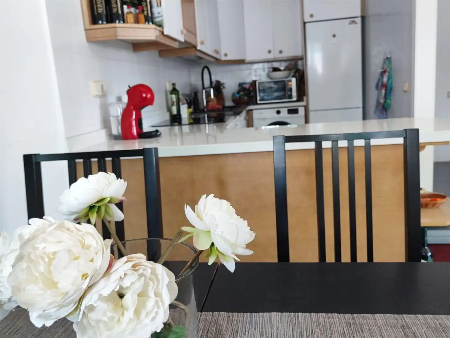 Küche von Wohnung zum Verkauf in Moraira mit Klimaanlage, Terrasse und Balkon