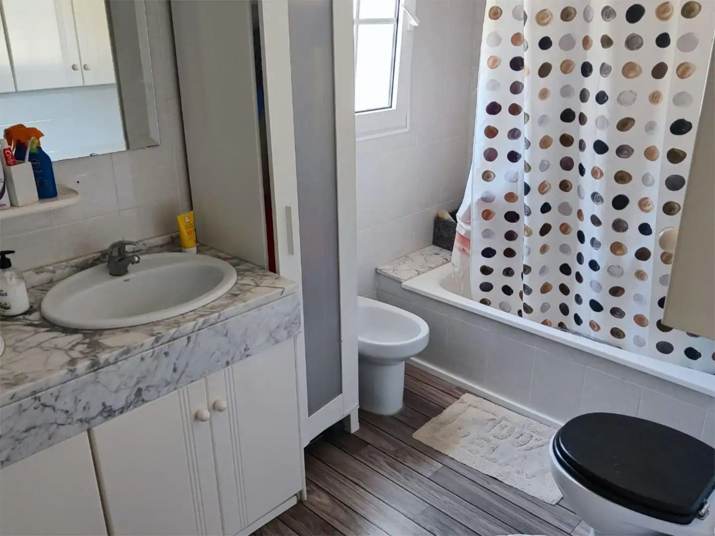 Badezimmer von Wohnung zum Verkauf in Moraira mit Klimaanlage, Terrasse und Balkon