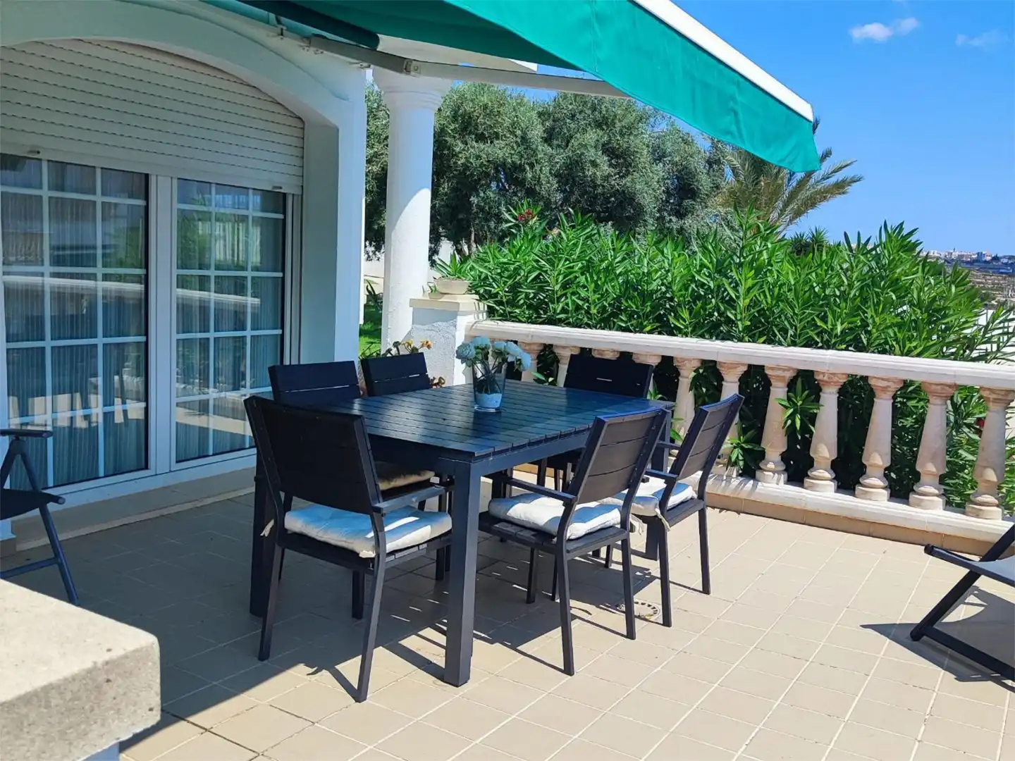 Terrasse von Wohnung zum Verkauf in Moraira mit Klimaanlage, Terrasse und Balkon