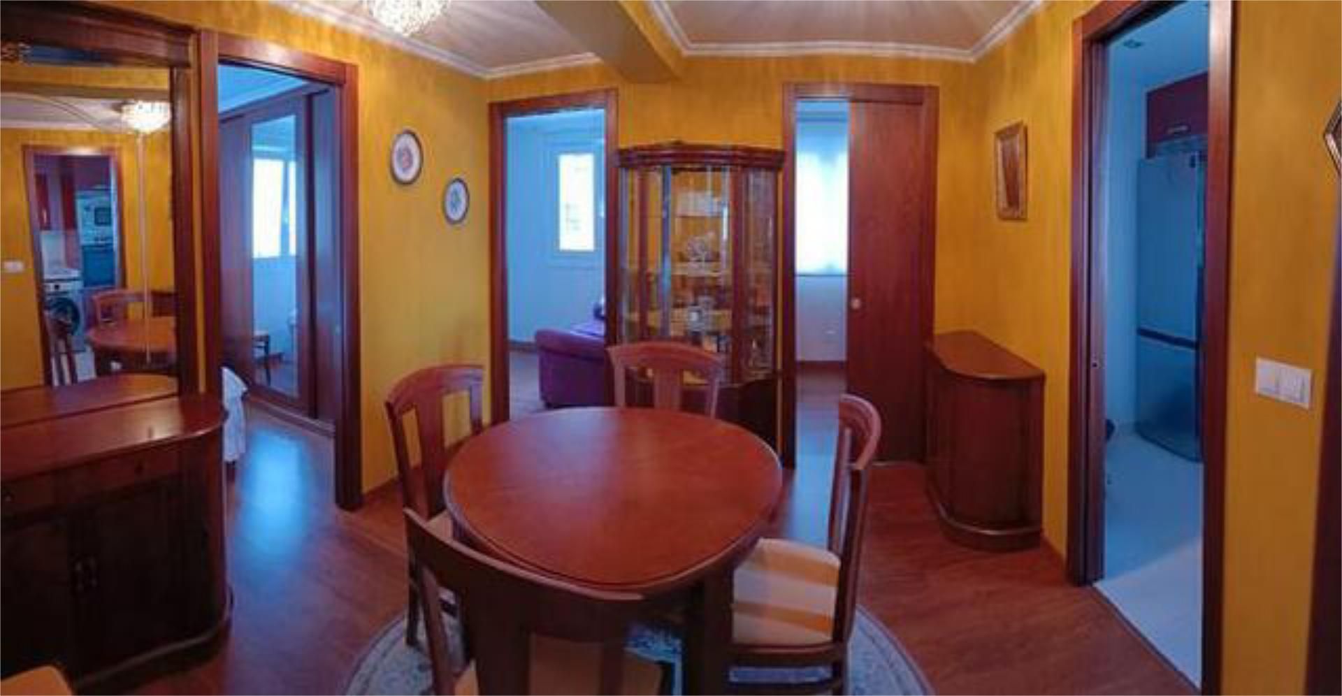 Dining room of Flat to rent in A Coruña Capital   with Furnished