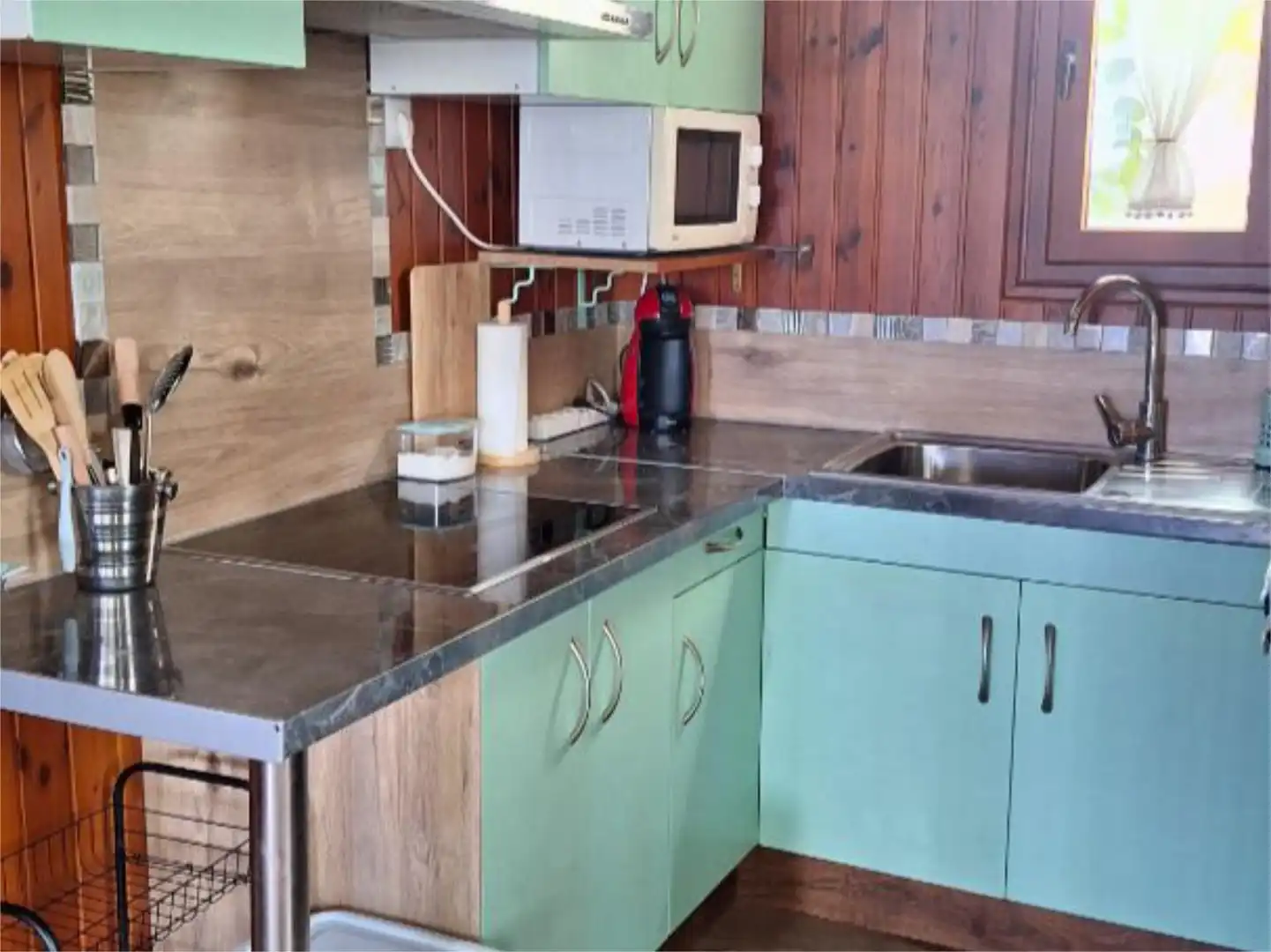 Cocina de Finca rústica de alquiler en Vélez-Málaga con Aire acondicionado, Calefacción y Jardín privado