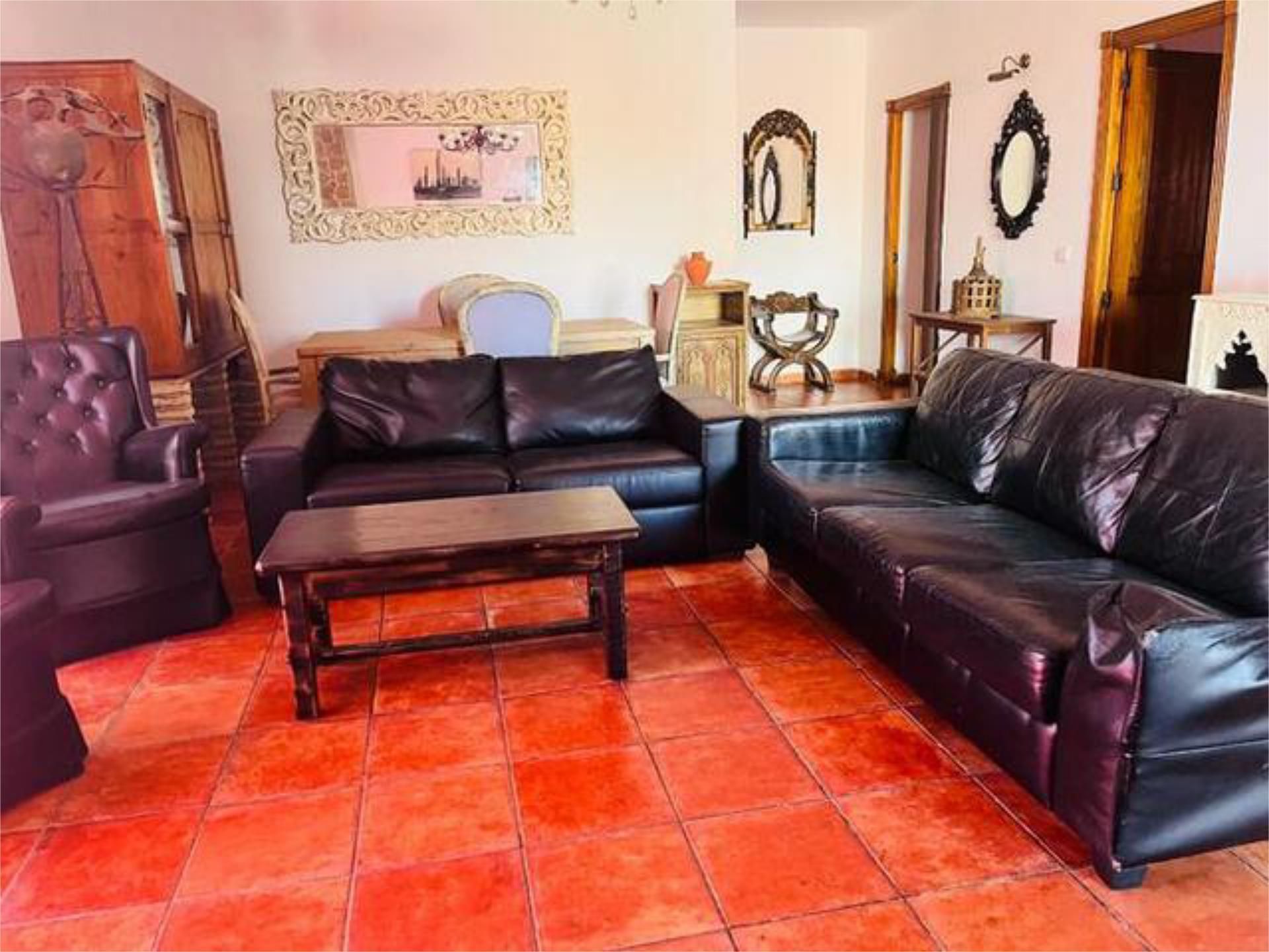 Sala d'estar de Casa adosada de lloguer en Chiclana de la Frontera amb Jardí privat, Terrassa i Traster