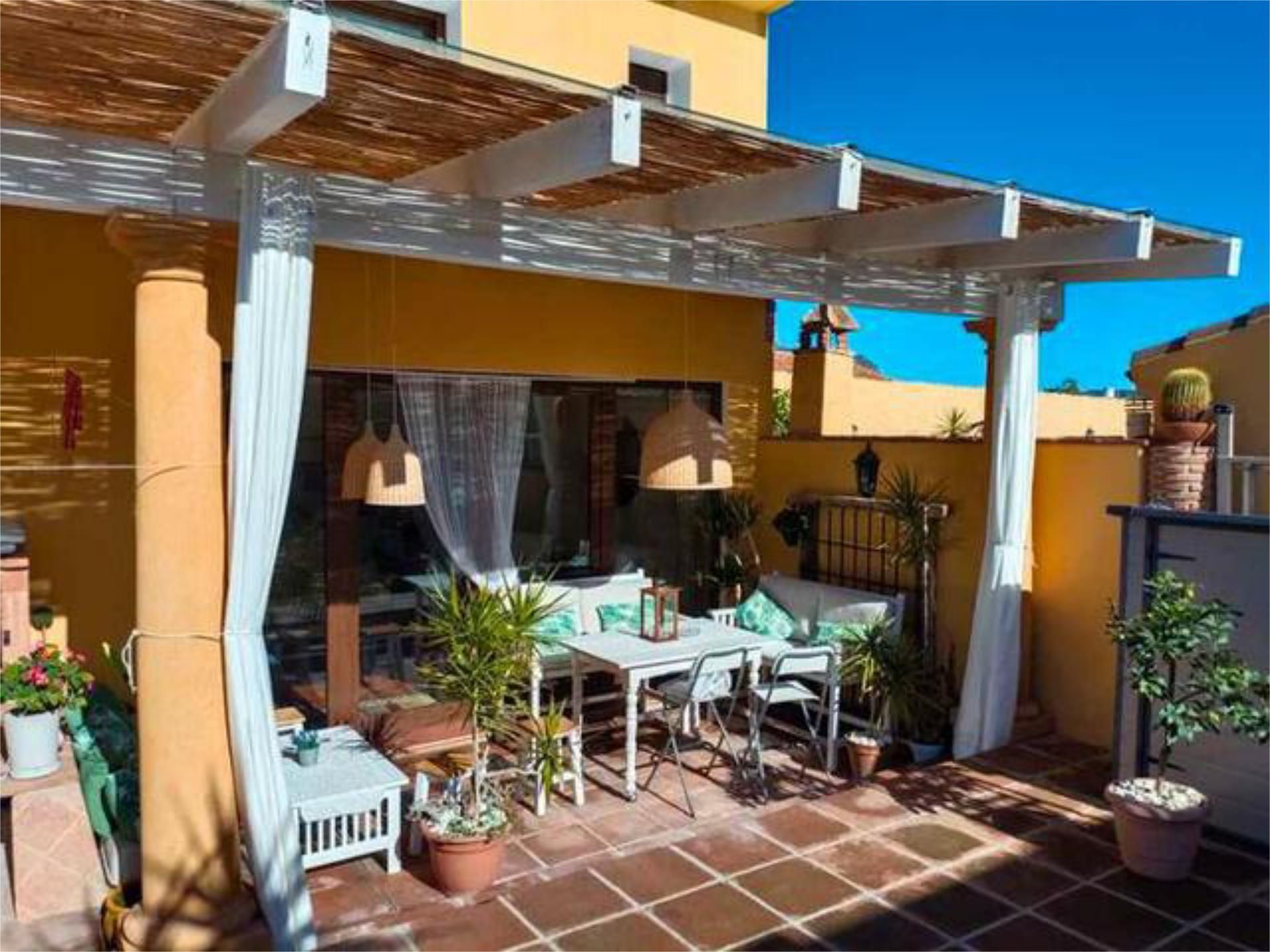 Terrace of House or chalet to rent in Pizarra  with Terrace, Swimming Pool and Furnished