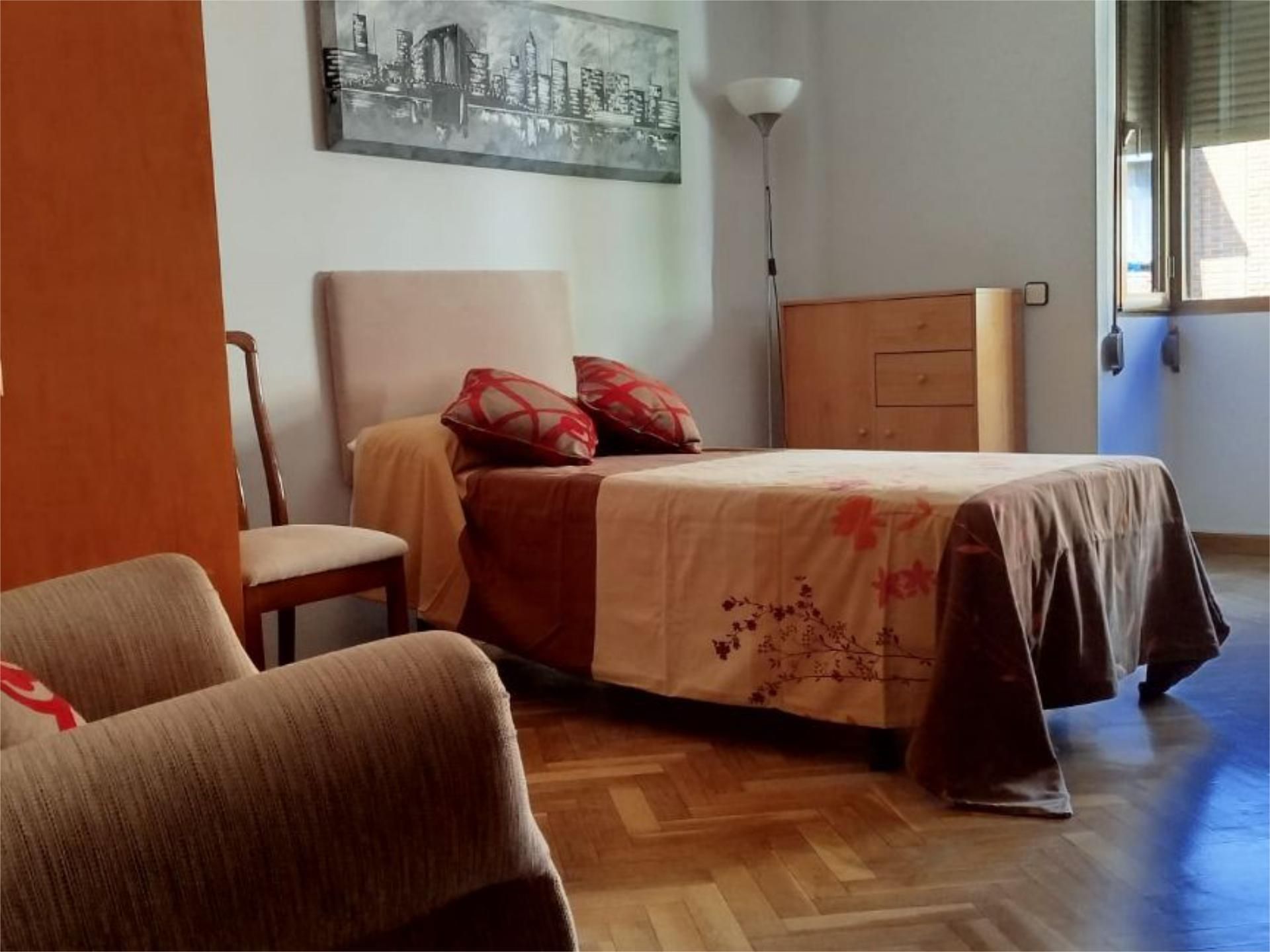 Bedroom of Flat to share in  Madrid Capital  with Air Conditioner, Heating and Parquet flooring