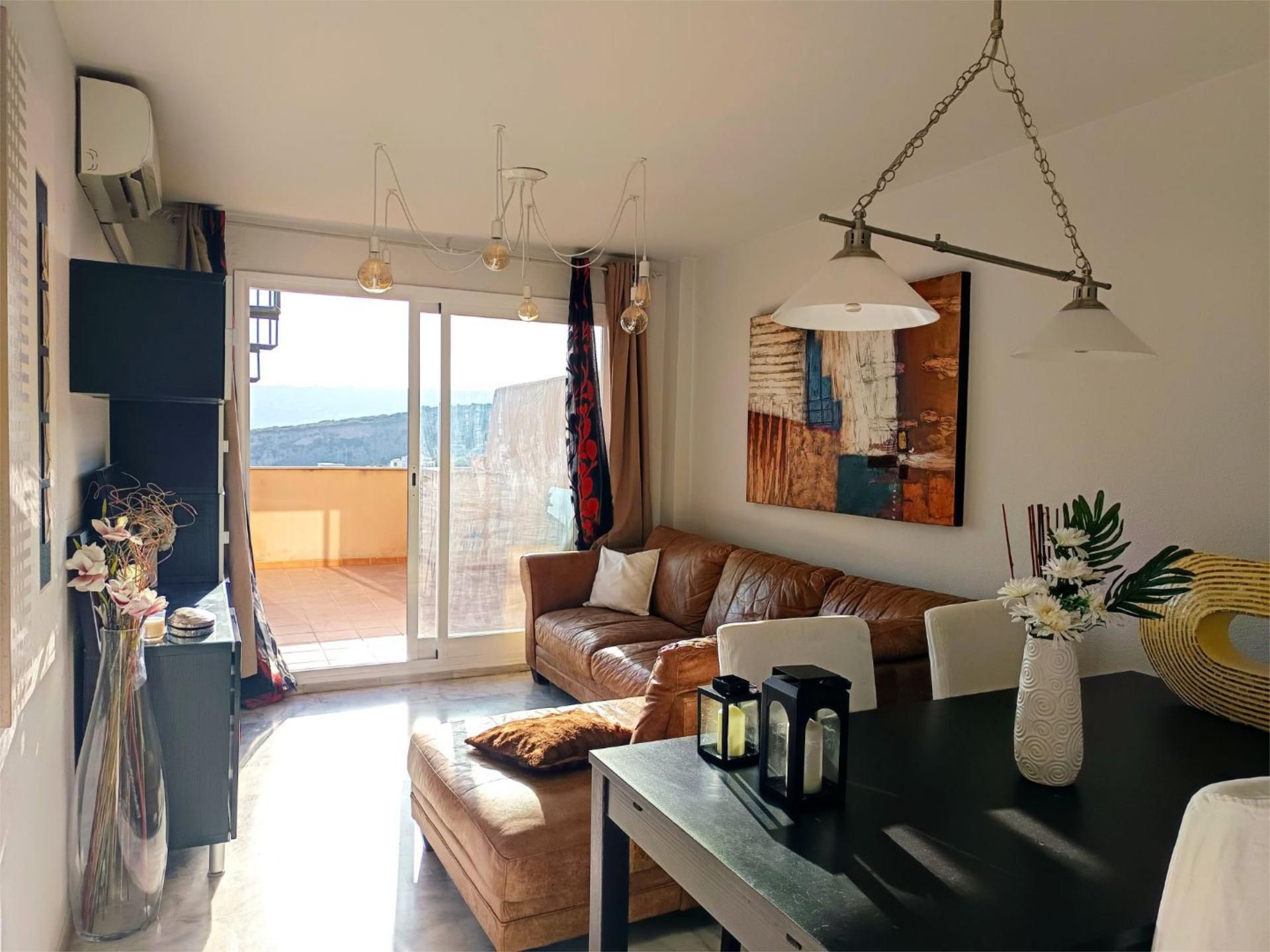 Living room of Attic for sale in Casares  with Air Conditioner and Terrace