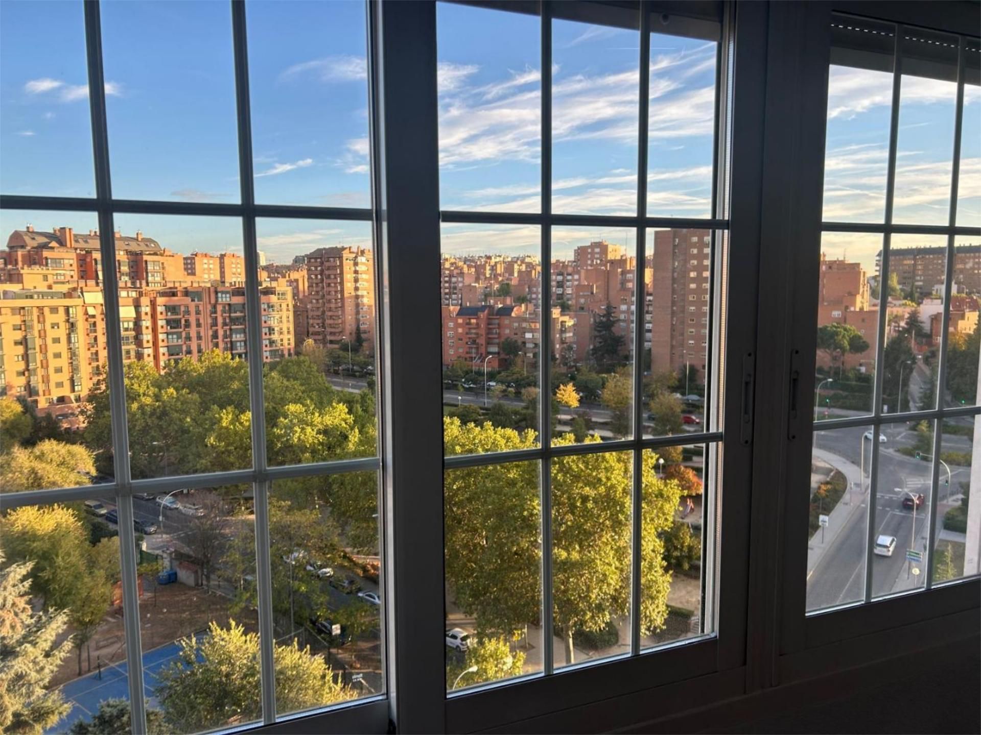 Bedroom of Flat to rent in  Madrid Capital  with Heating, Private garden and Parquet flooring