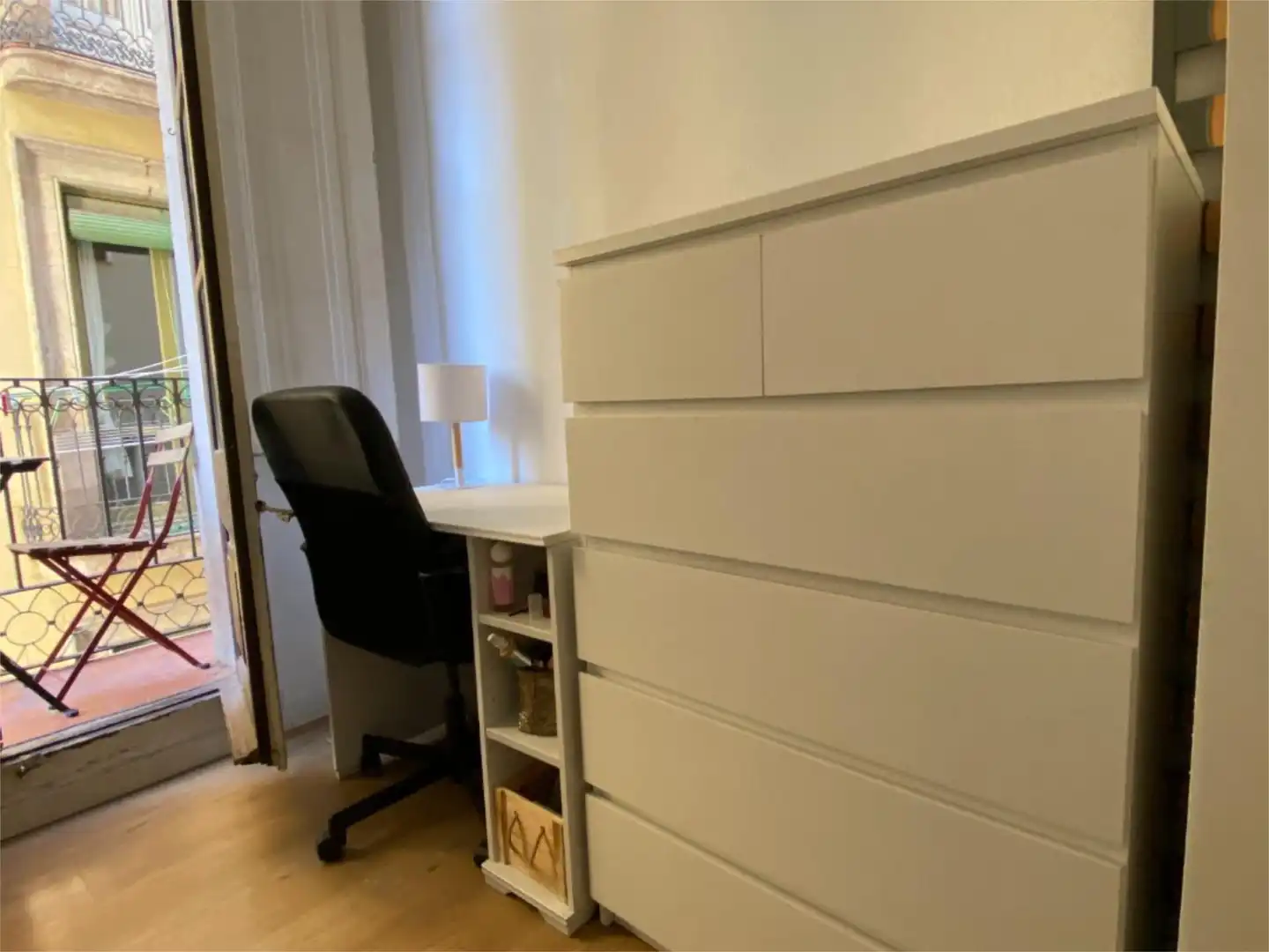 Wohnung zur untervermieten in Barcelona mit Parkett, Möbliert und Balkon