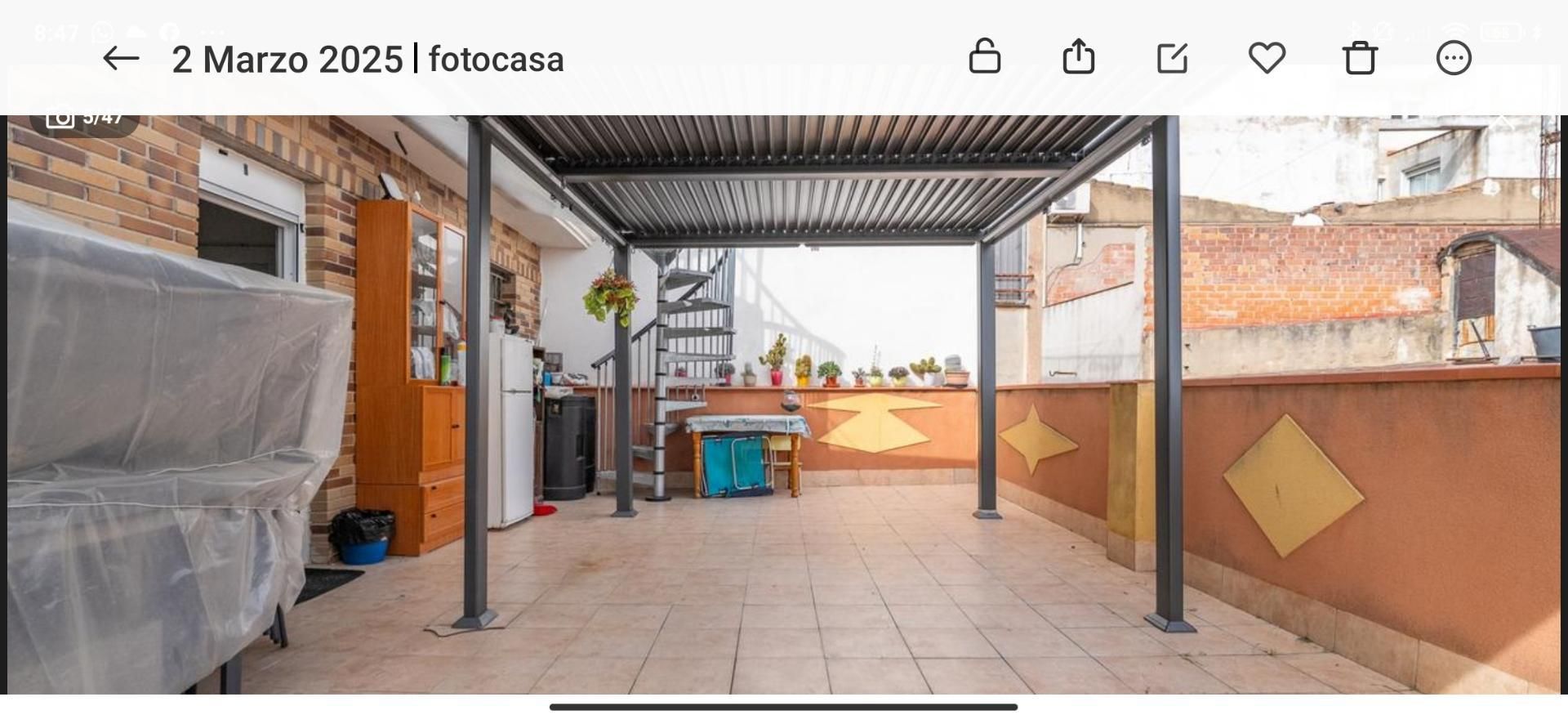 Terrace of House or chalet for sale in Constantí  with Air Conditioner, Terrace and Balcony