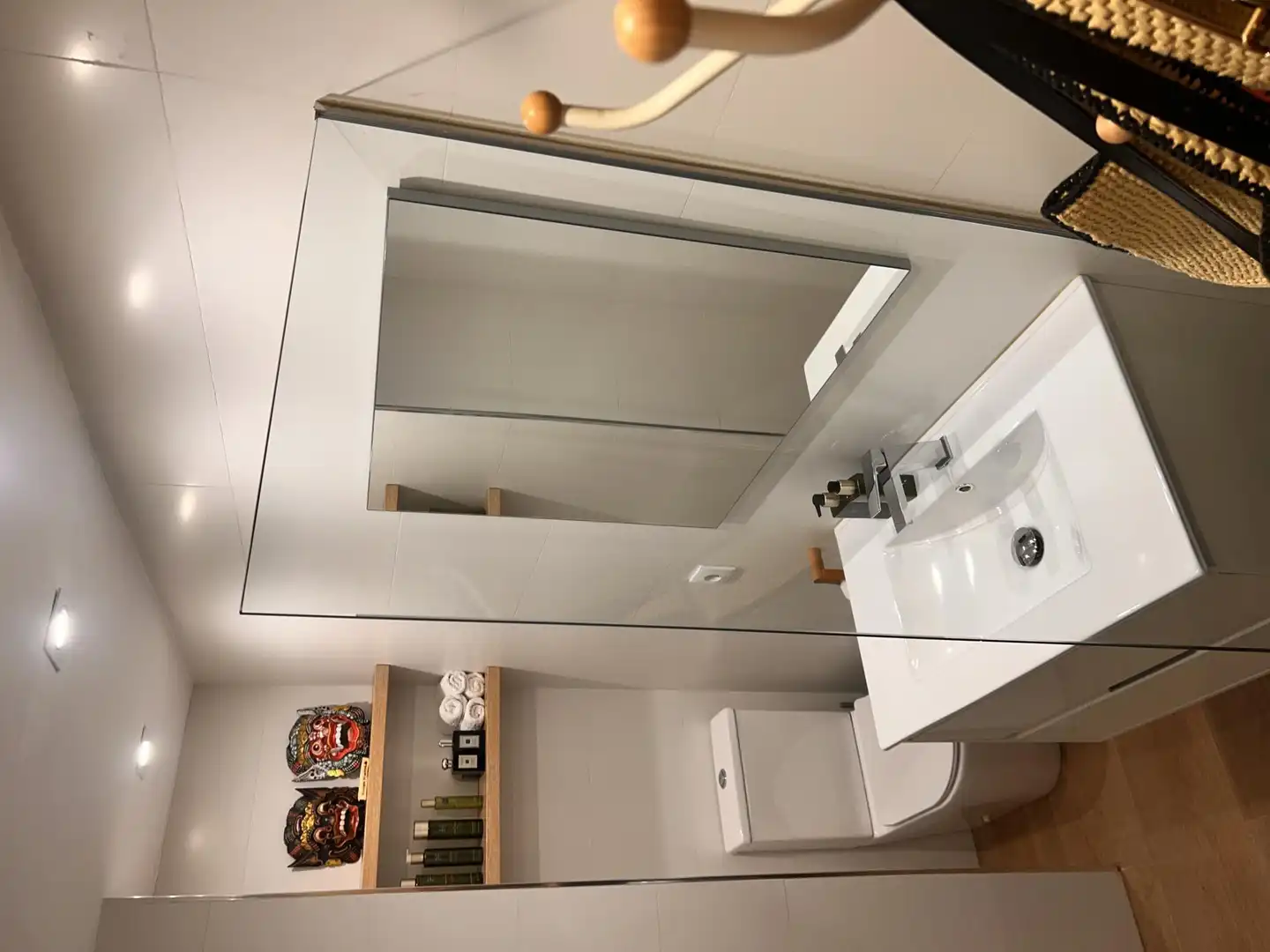 Bathroom of Flat for rent in Benicasim / Benicàssim  with Air Conditioner, Terrace and Balcony