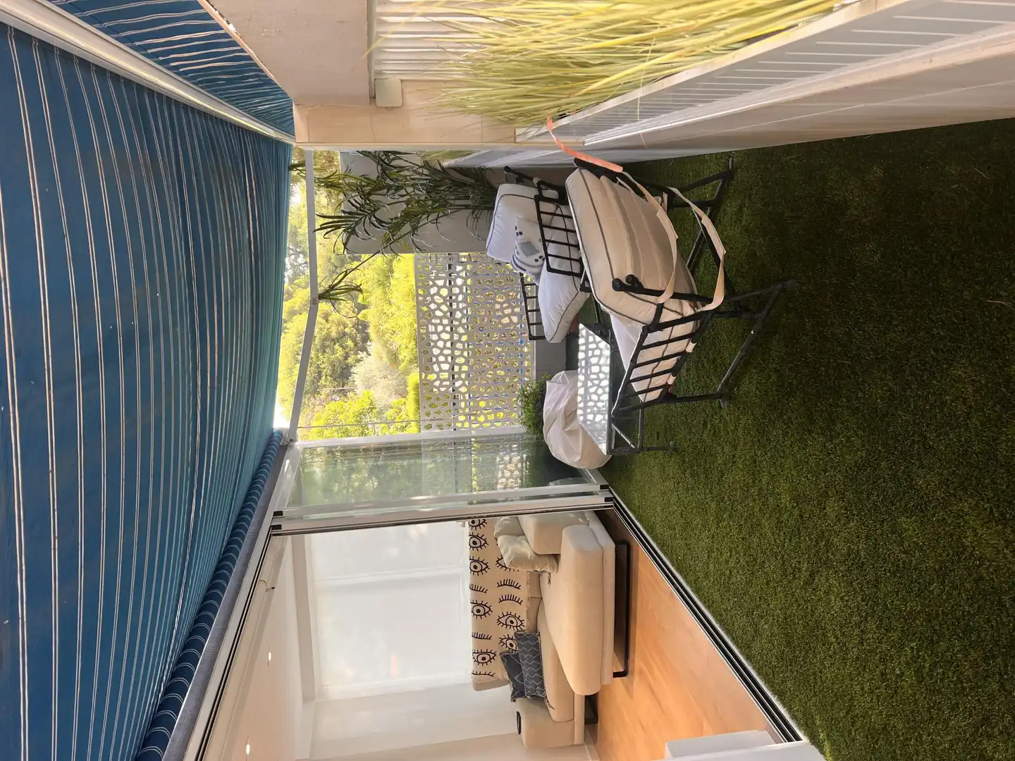 Balcony of Flat for rent in Benicasim / Benicàssim  with Air Conditioner, Terrace and Balcony