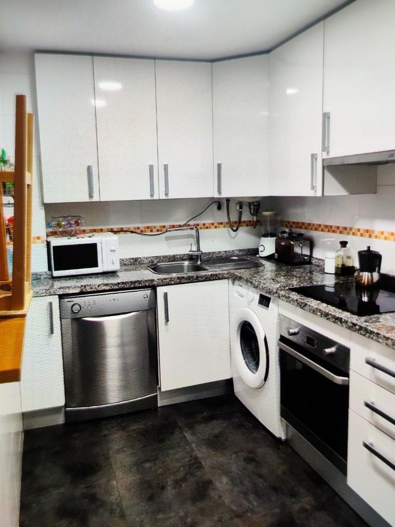 Kitchen of Flat to rent in Mijas  with Air Conditioner, Furnished and Oven