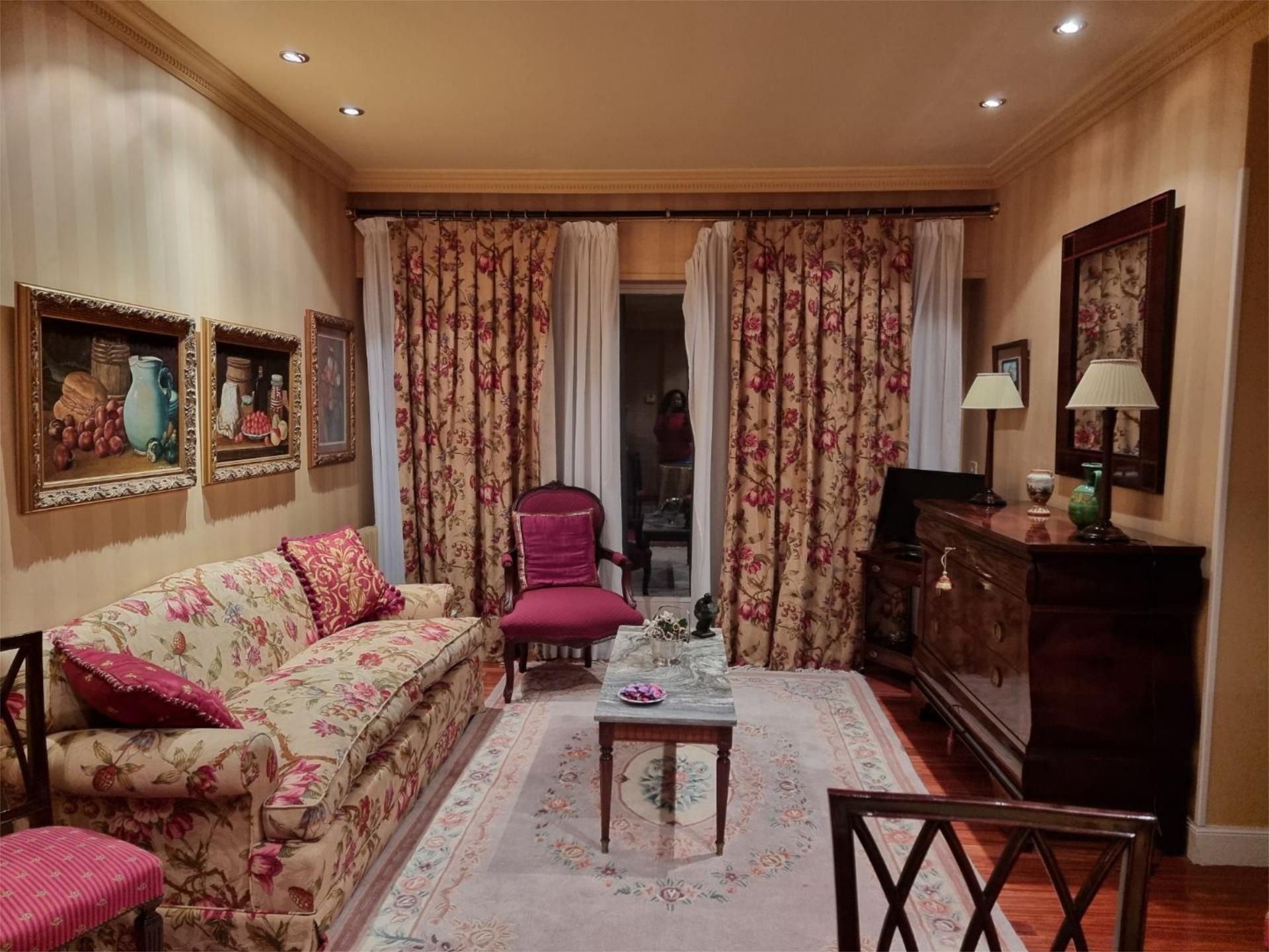 Living room of Flat to share in Getxo   with Heating, Furnished and Balcony