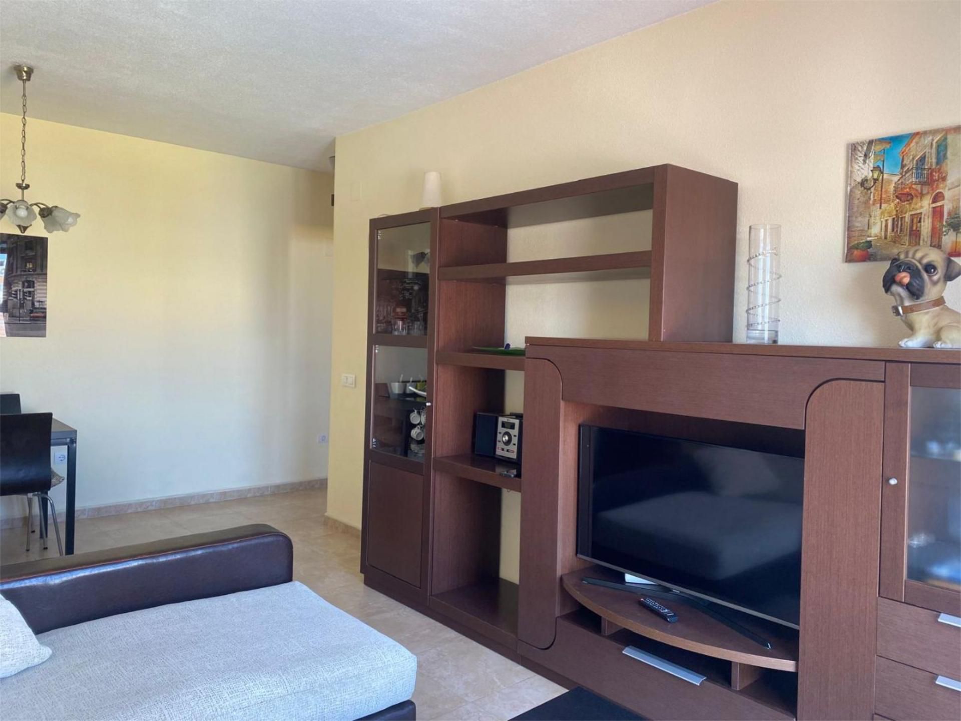 Sala de estar de Piso de alquiler en Málaga Capital con Aire acondicionado, Calefacción y Amueblado