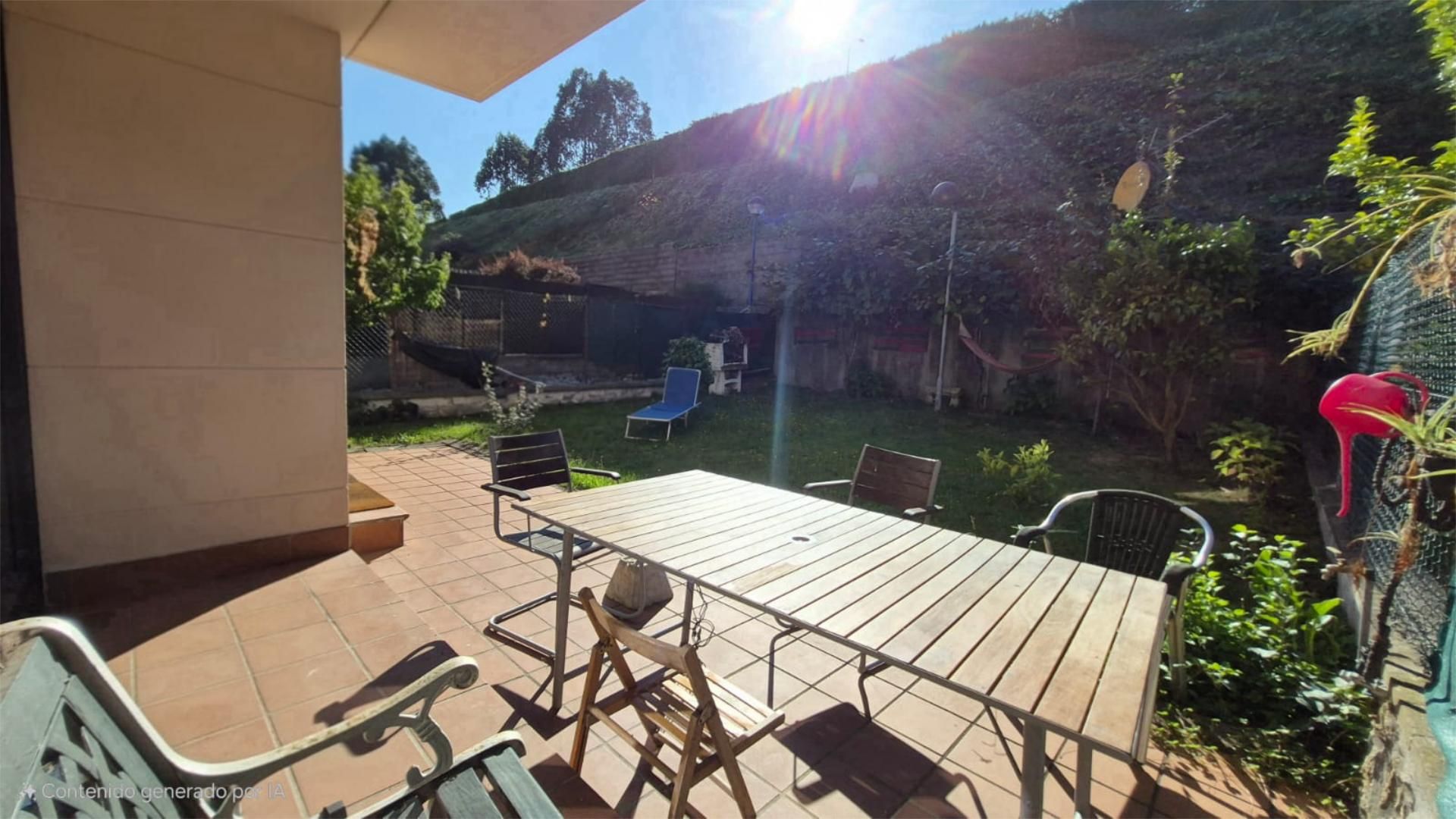 Terrace of Single-family semi-detached to rent in Culleredo  with Heating, Private garden and Parquet flooring