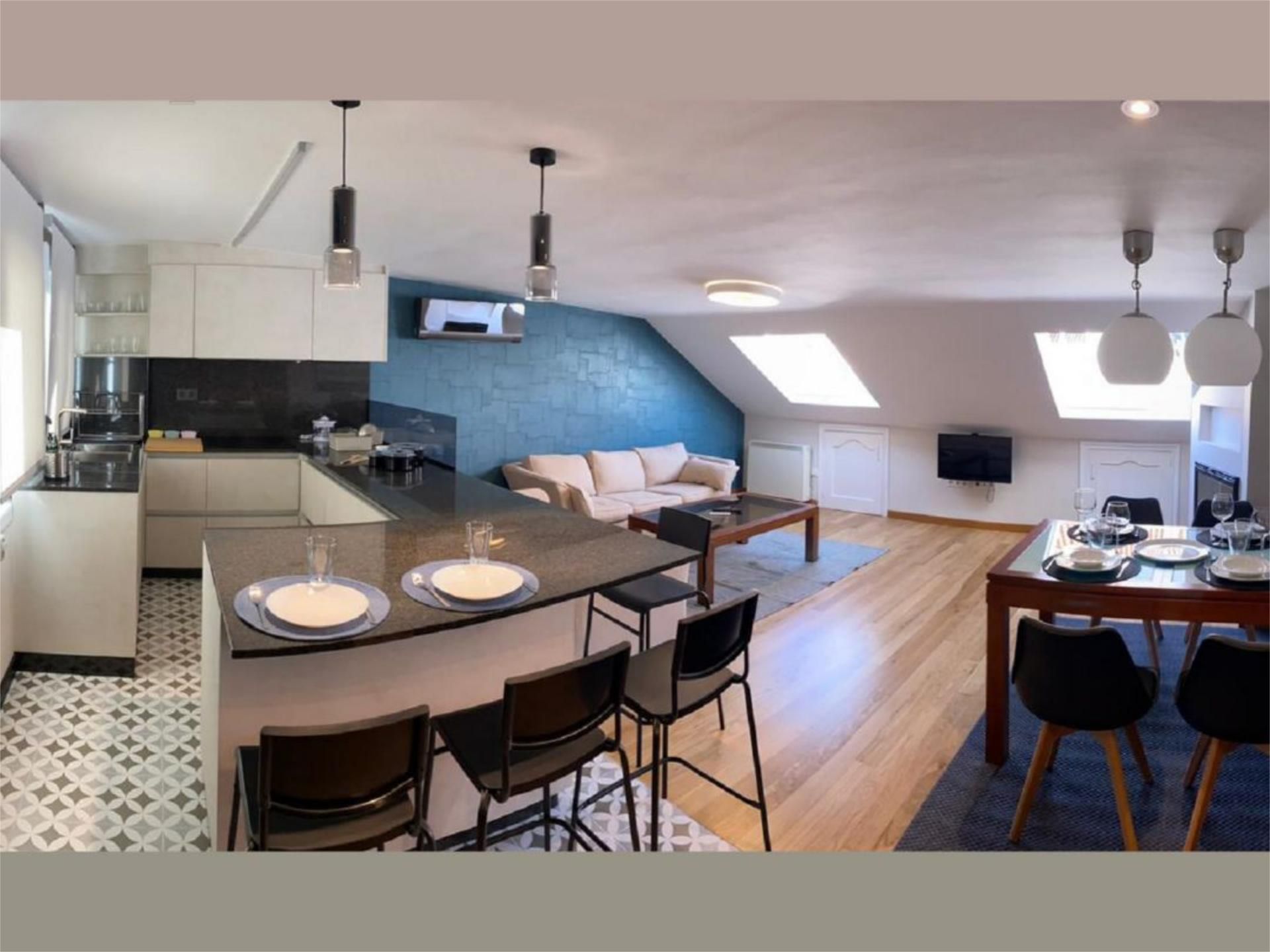 Kitchen of Apartment to rent in Vilagarcía de Arousa  with Air Conditioner, Heating and Furnished