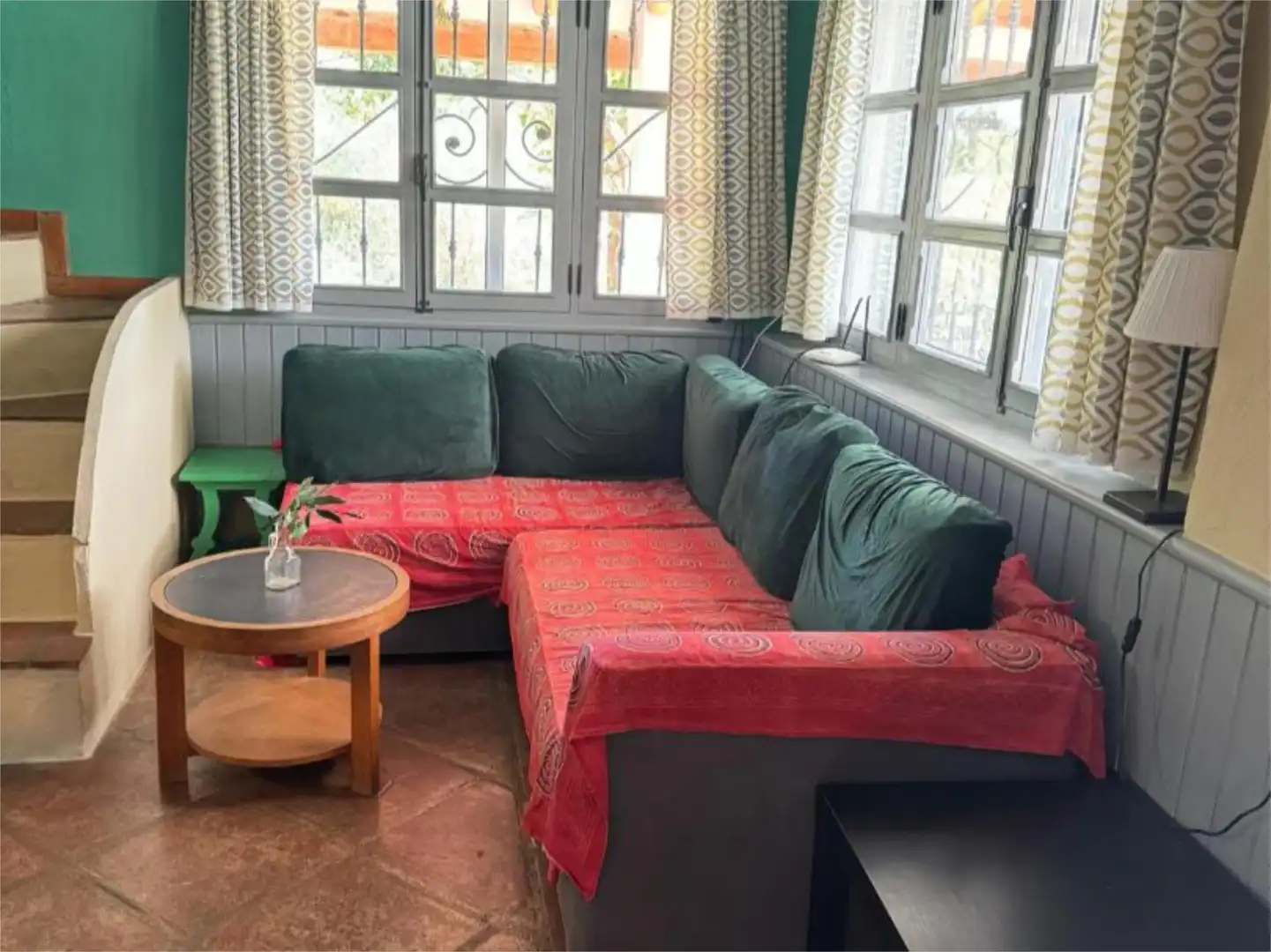 Casa o chalet de alquiler en Camino Fontana, 5, Cortes de la Frontera Sala de estar de Casa o chalet de alquiler en Cortes de la Frontera con Aire acondicionado, Calefacción y Jardín privado