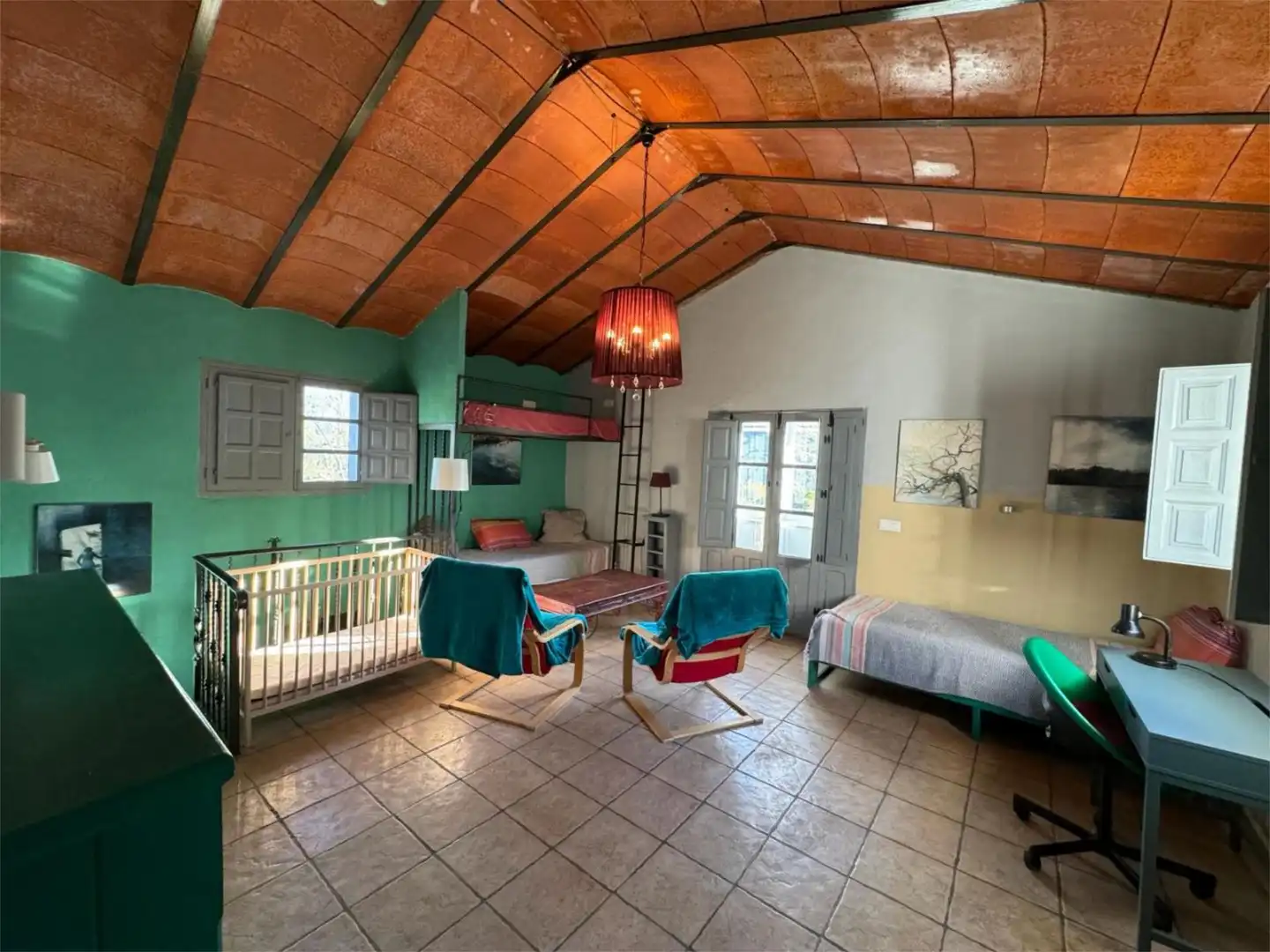 Casa o chalet de alquiler en Camino Fontana, 5, Cortes de la Frontera Sala de estar de Casa o chalet de alquiler en Cortes de la Frontera con Aire acondicionado, Calefacción y Jardín privado