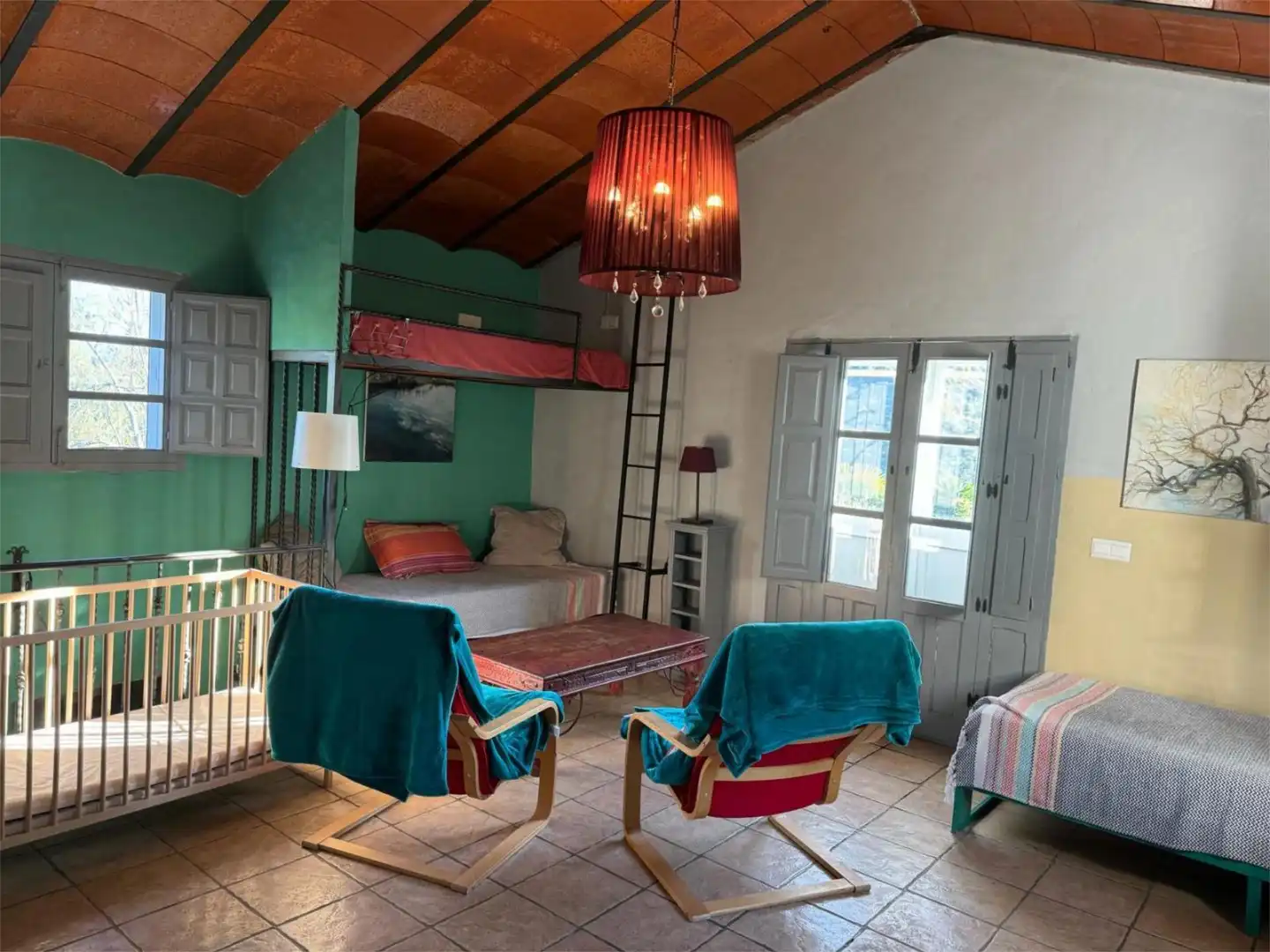 Casa o chalet de alquiler en Camino Fontana, 5, Cortes de la Frontera Sala de estar de Casa o chalet de alquiler en Cortes de la Frontera con Aire acondicionado, Calefacción y Jardín privado