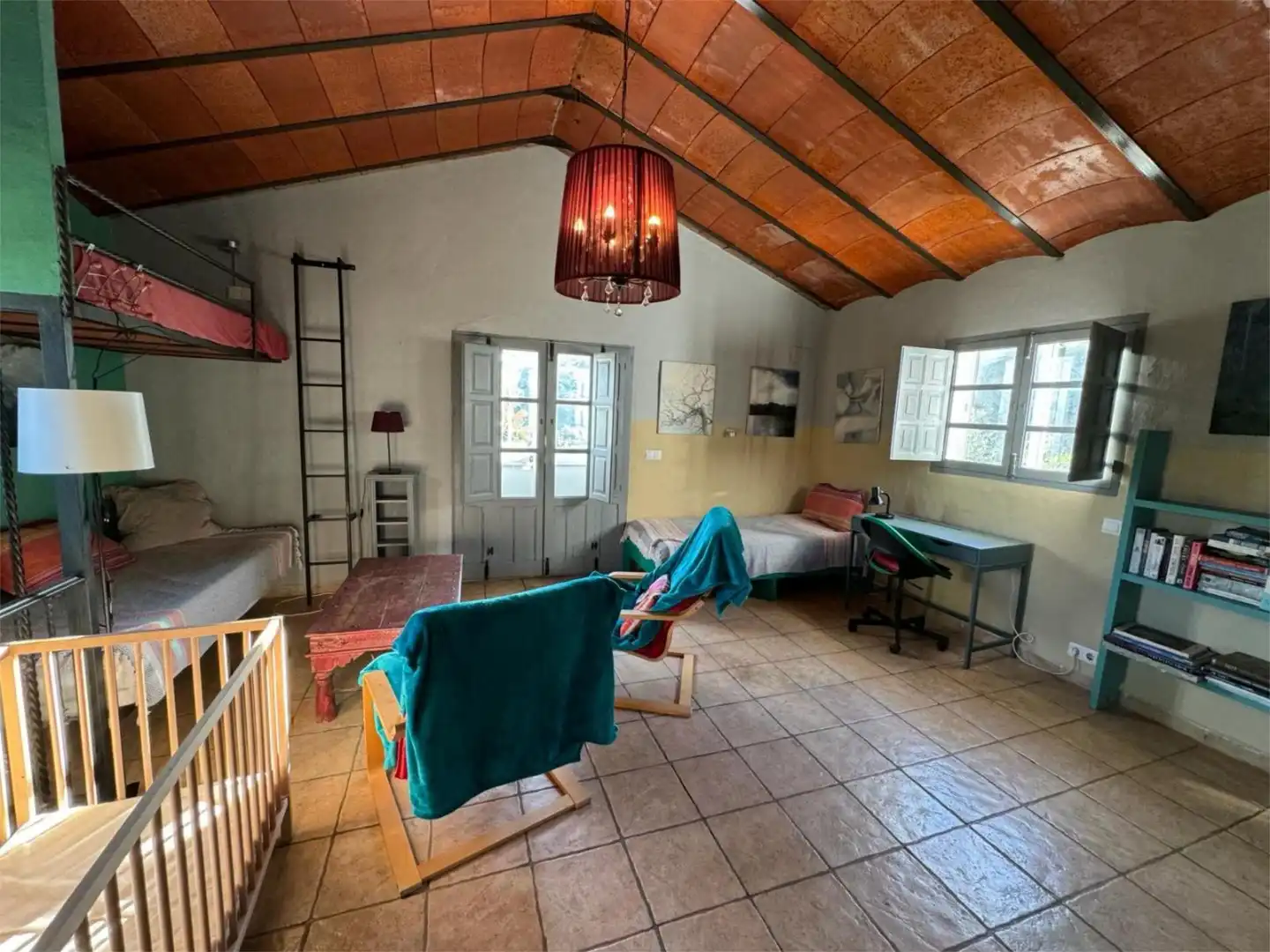 Casa o chalet de alquiler en Camino Fontana, 5, Cortes de la Frontera Sala de estar de Casa o chalet de alquiler en Cortes de la Frontera con Aire acondicionado, Calefacción y Jardín privado