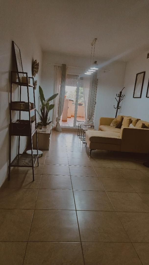Living room of Flat to share in Benalmádena  with Air Conditioner, Private garden and Terrace
