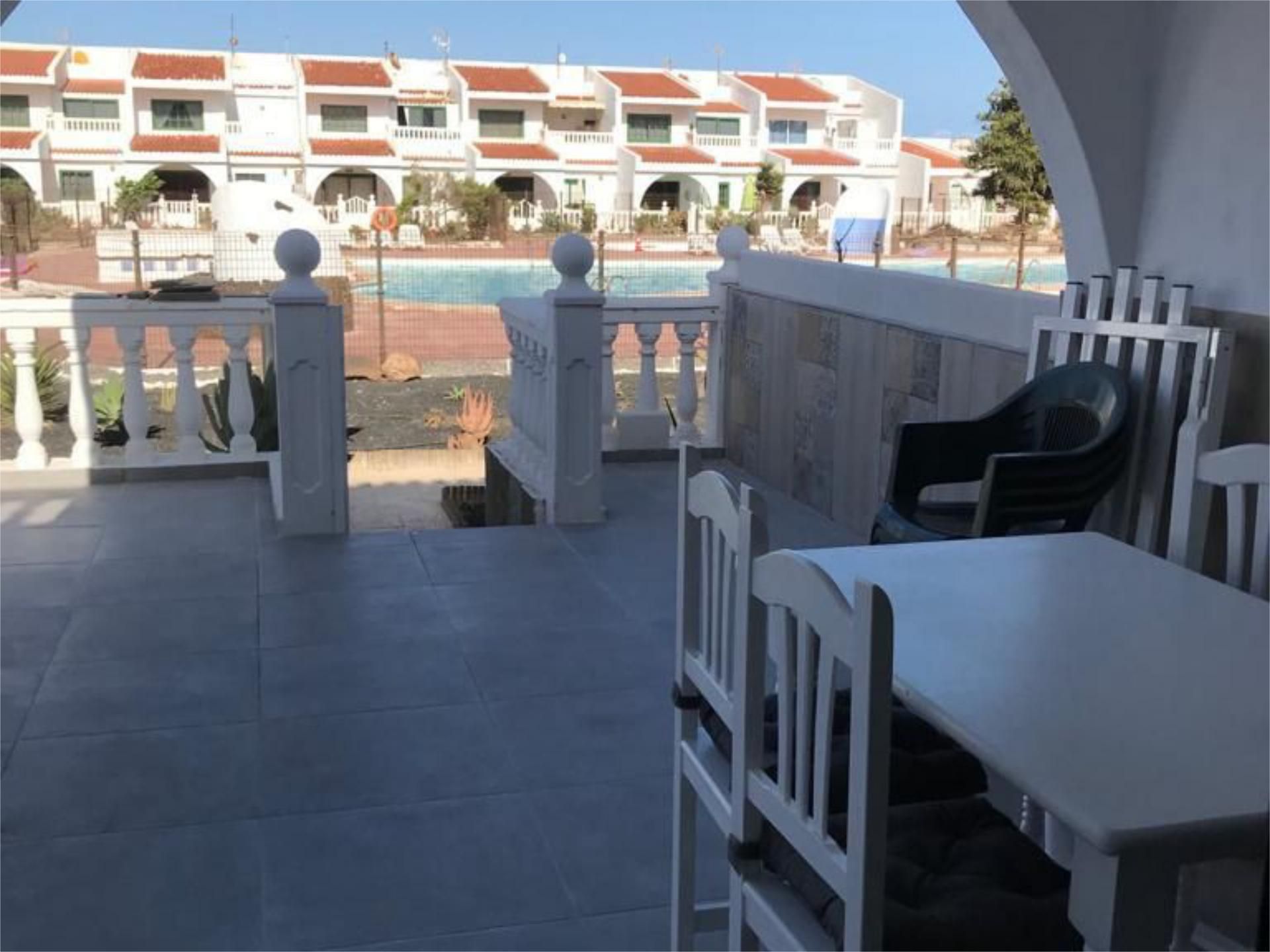 Terrace of Flat to rent in Antigua  with Private garden, Terrace and Swimming Pool