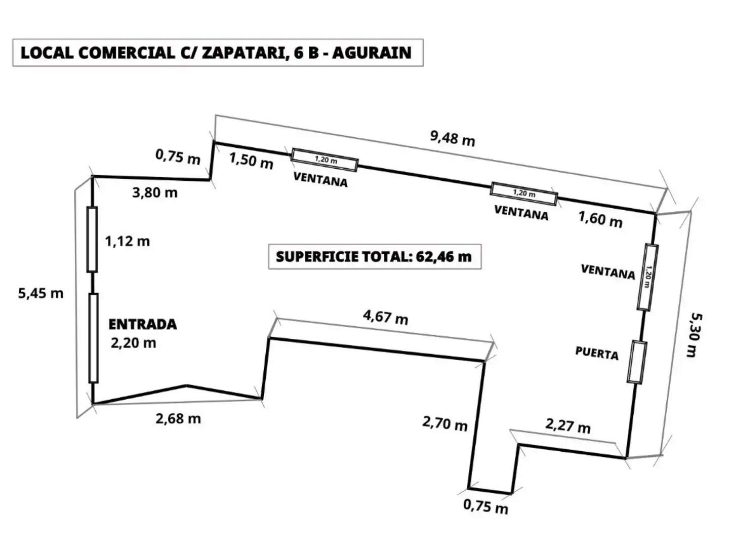 Commercial properties for rent in Zapatari Kalea, 6, Salvatierra / Agurain Commercial properties for rent in Salvatierra / Agurain