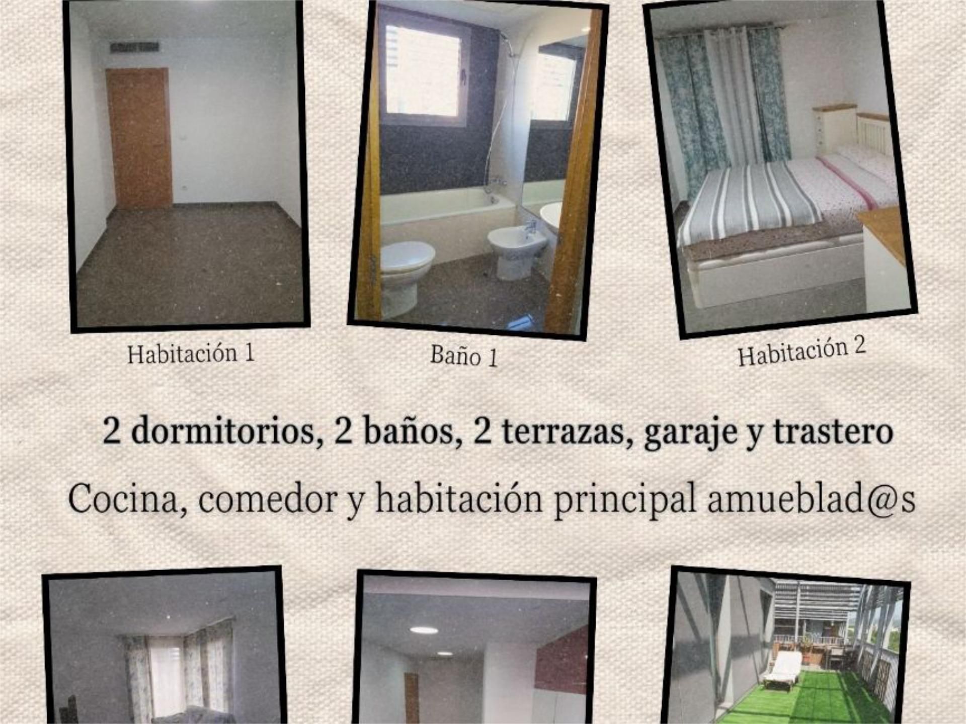 Dormitori de Àtic de lloguer en Castellón de la Plana / Castelló de la Plana amb Aire condicionat, Terrassa i Traster