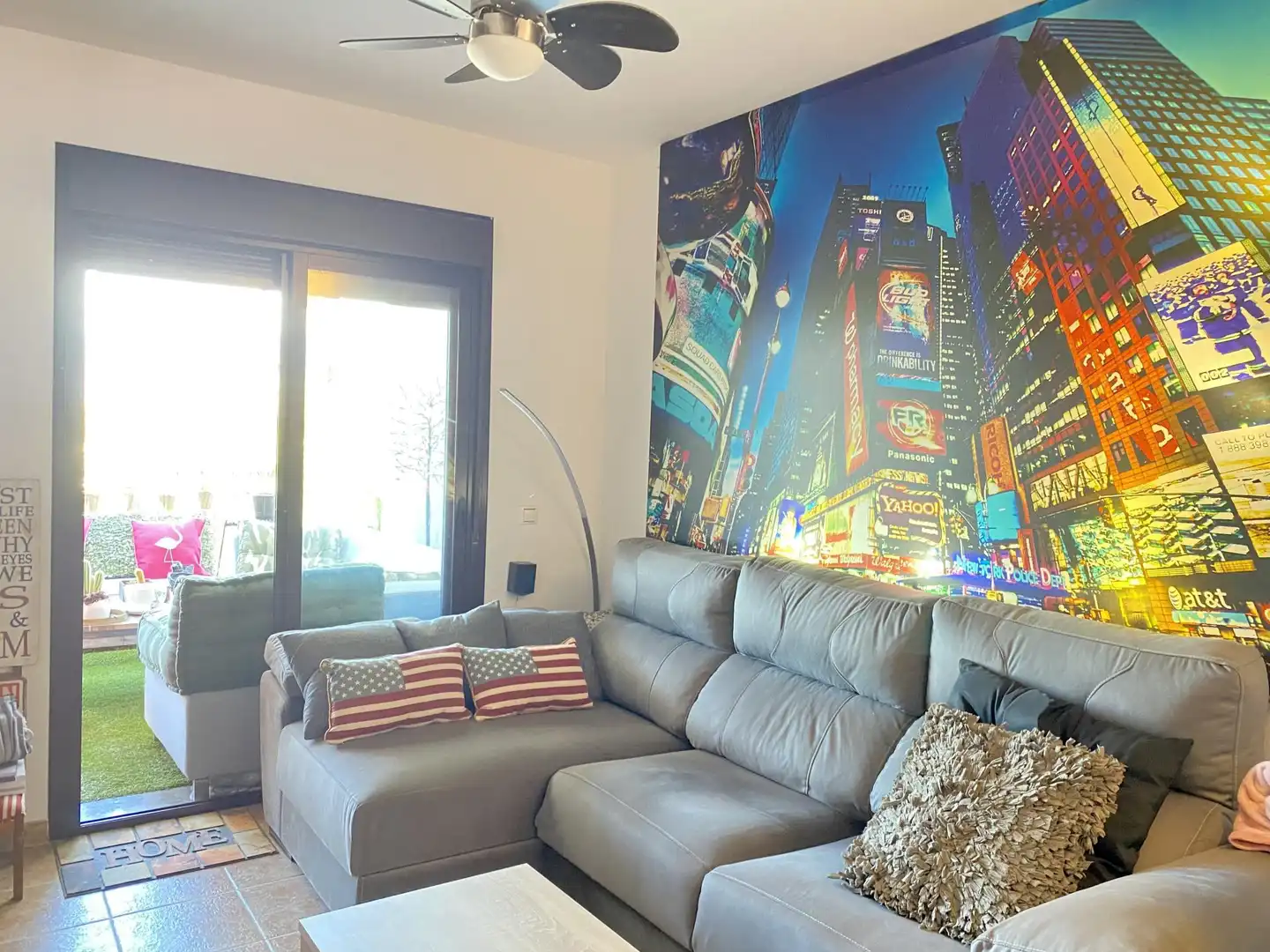 Wohnzimmer von Wohnung zum Verkauf in Alcolea mit Heizung, Privatgarten und Terrasse