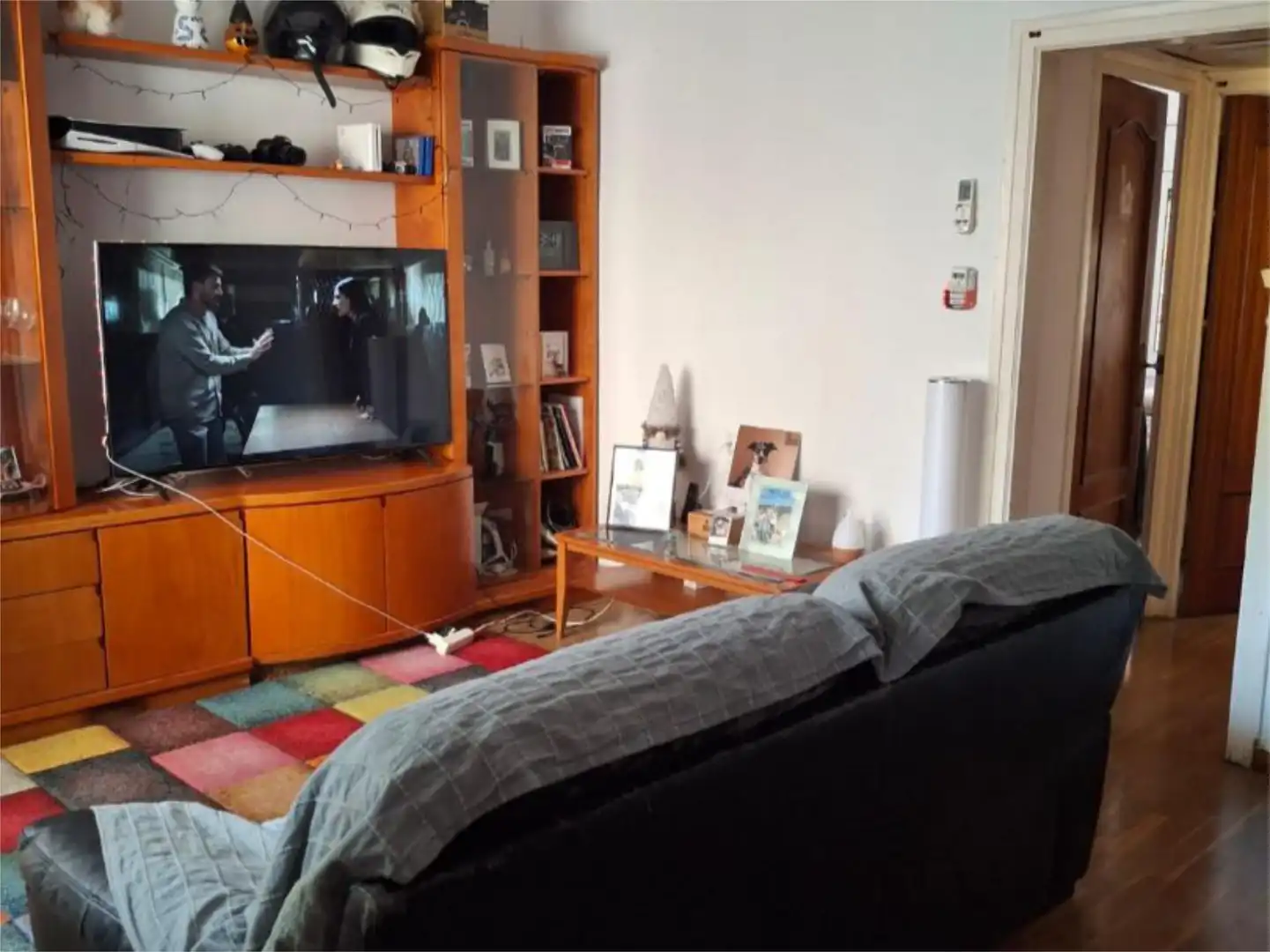 Sala de estar de Piso en venta en Santa Coloma de Gramenet con Aire acondicionado y Balcón