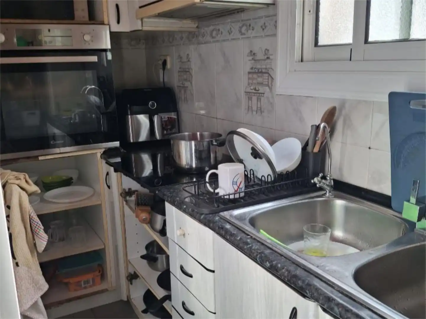 Cocina de Piso en venta en Santa Coloma de Gramenet con Aire acondicionado y Balcón