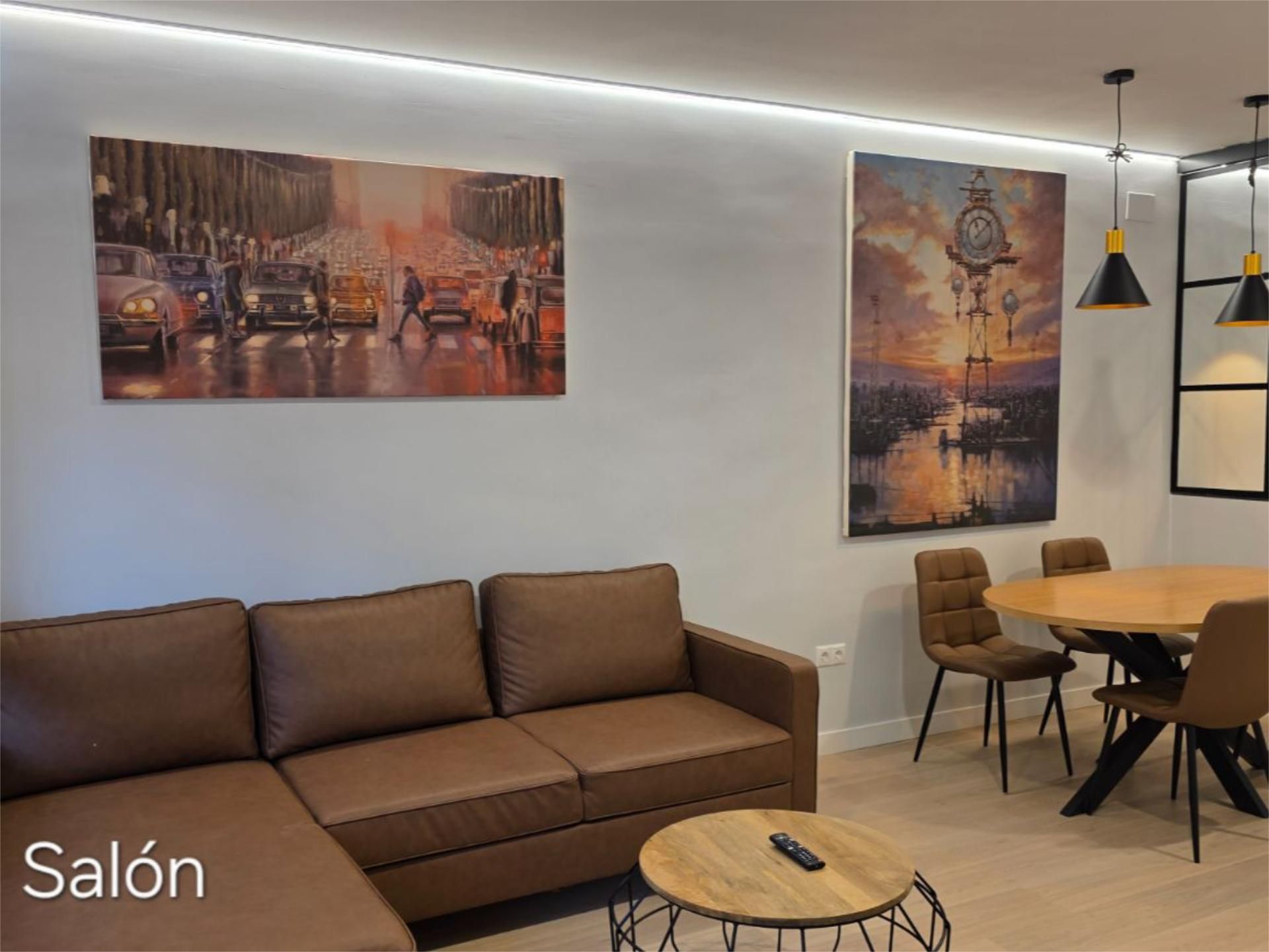 Sala de estar de Piso de alquiler en Ciudad Real Capital con Aire acondicionado, Calefacción y Parquet