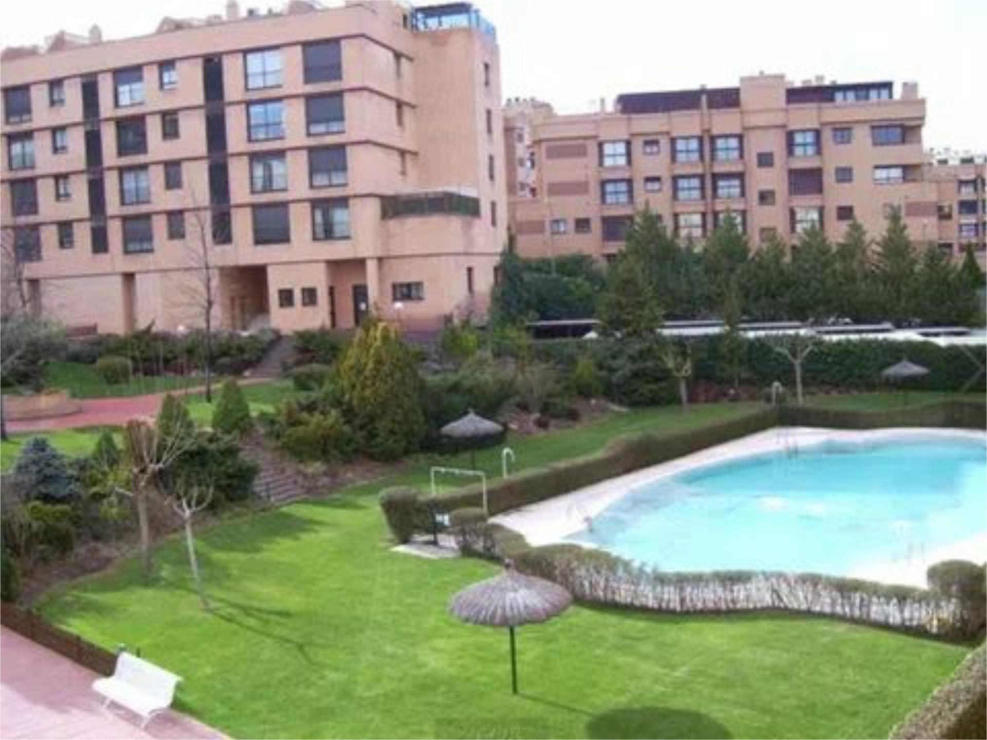 Jardí de Apartament de lloguer en  Madrid Capital amb Aire condicionat, Calefacció i Terrassa