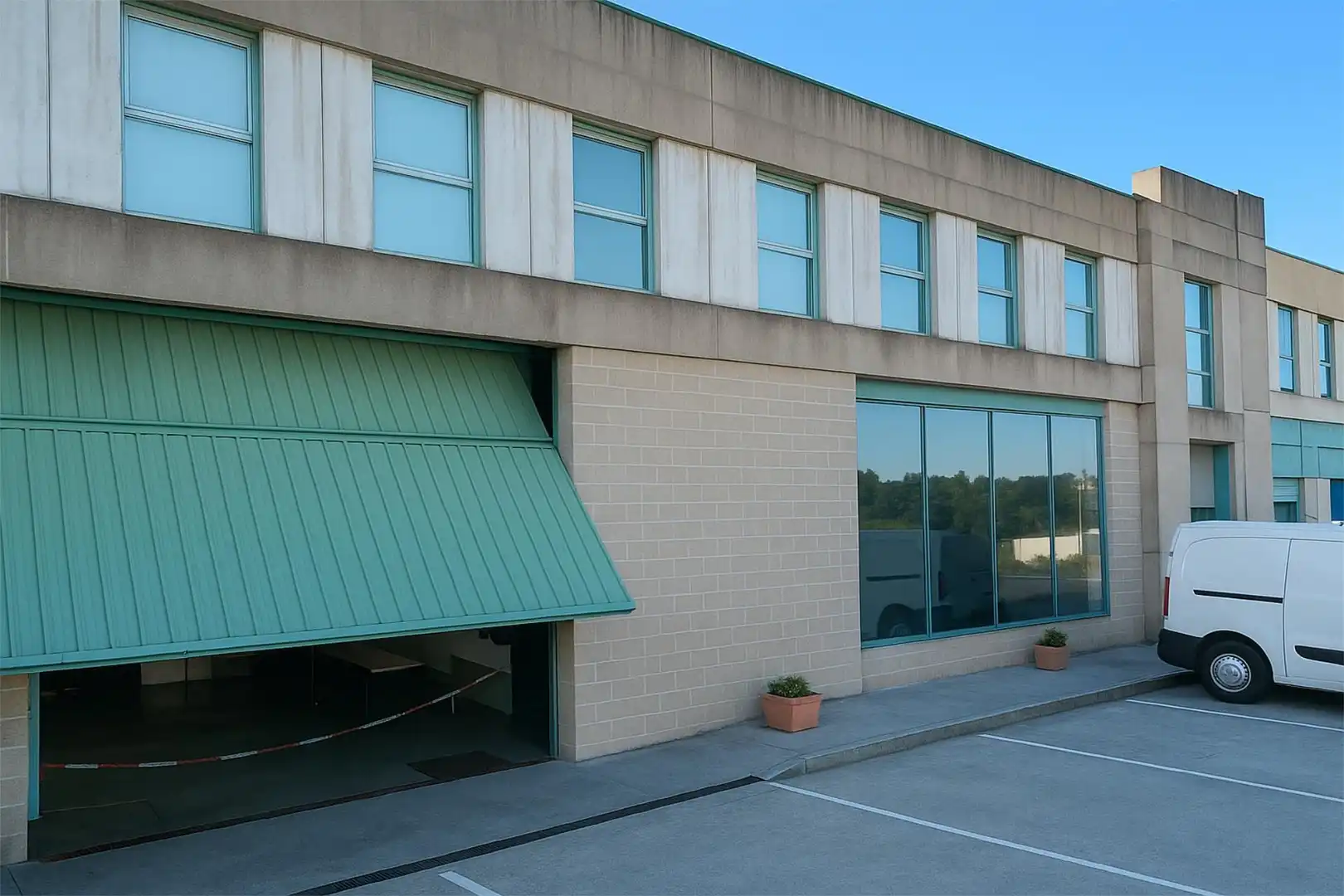 Industrial buildings for rent in Rúa das Palmeiras, O Milladoiro Exterior view of Industrial buildings for rent in Ames