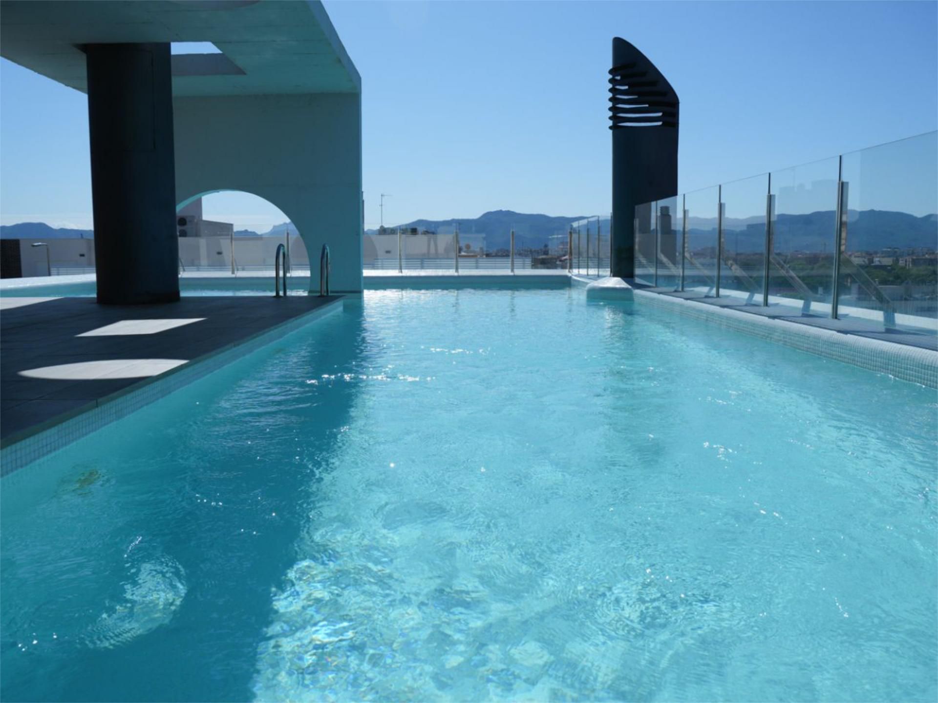 Swimming pool of Flat for sale in  Murcia Capital  with Air Conditioner, Terrace and Swimming Pool