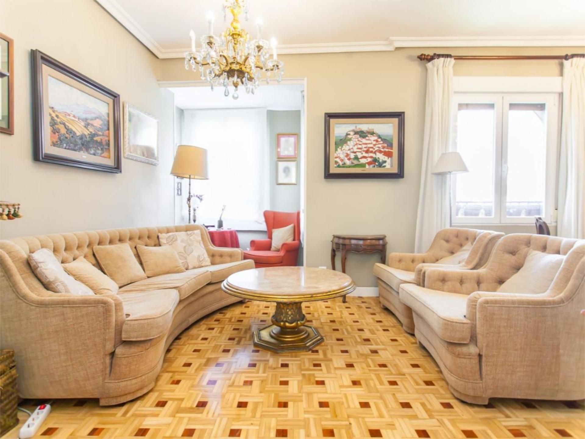 Sala de estar de Piso en venta en  Madrid Capital con Aire acondicionado