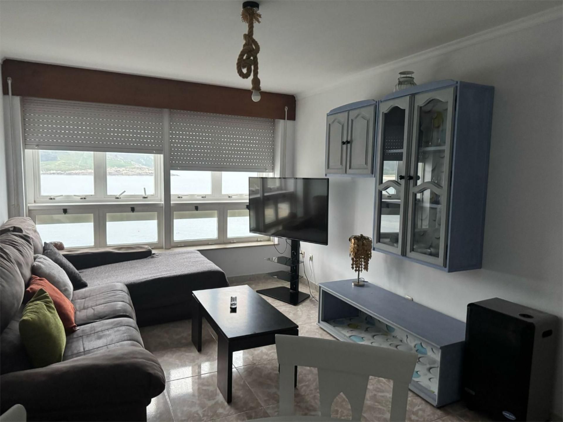 Living room of Flat for sale in Ponteceso  with Furnished