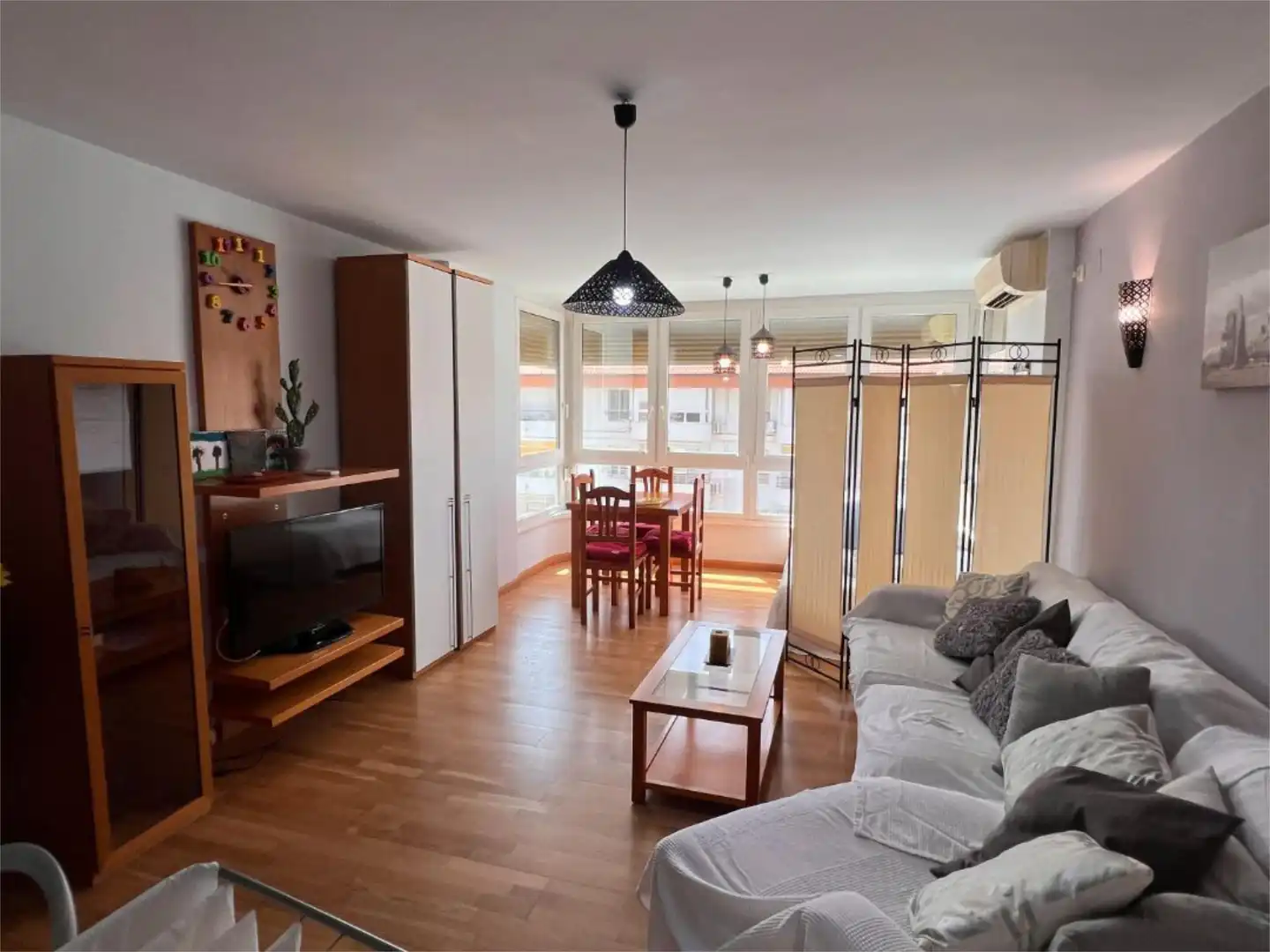 Flat for sale in Avenida Costa del Sol, 9, Laguna Beach Living room of Flat for sale in Torrox with Air Conditioner and Swimming Pool