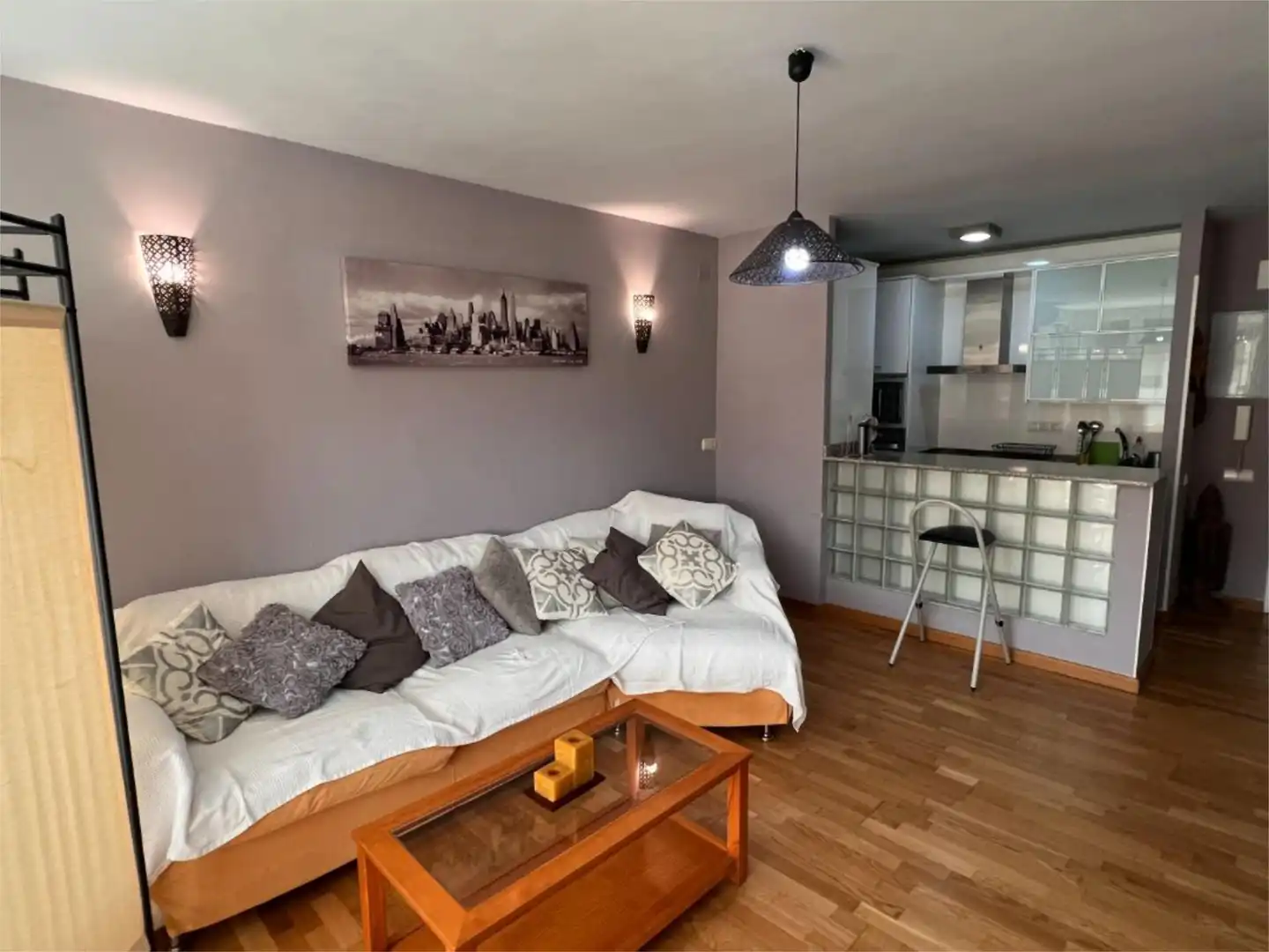 Flat for sale in Avenida Costa del Sol, 9, Laguna Beach Living room of Flat for sale in Torrox with Air Conditioner and Swimming Pool
