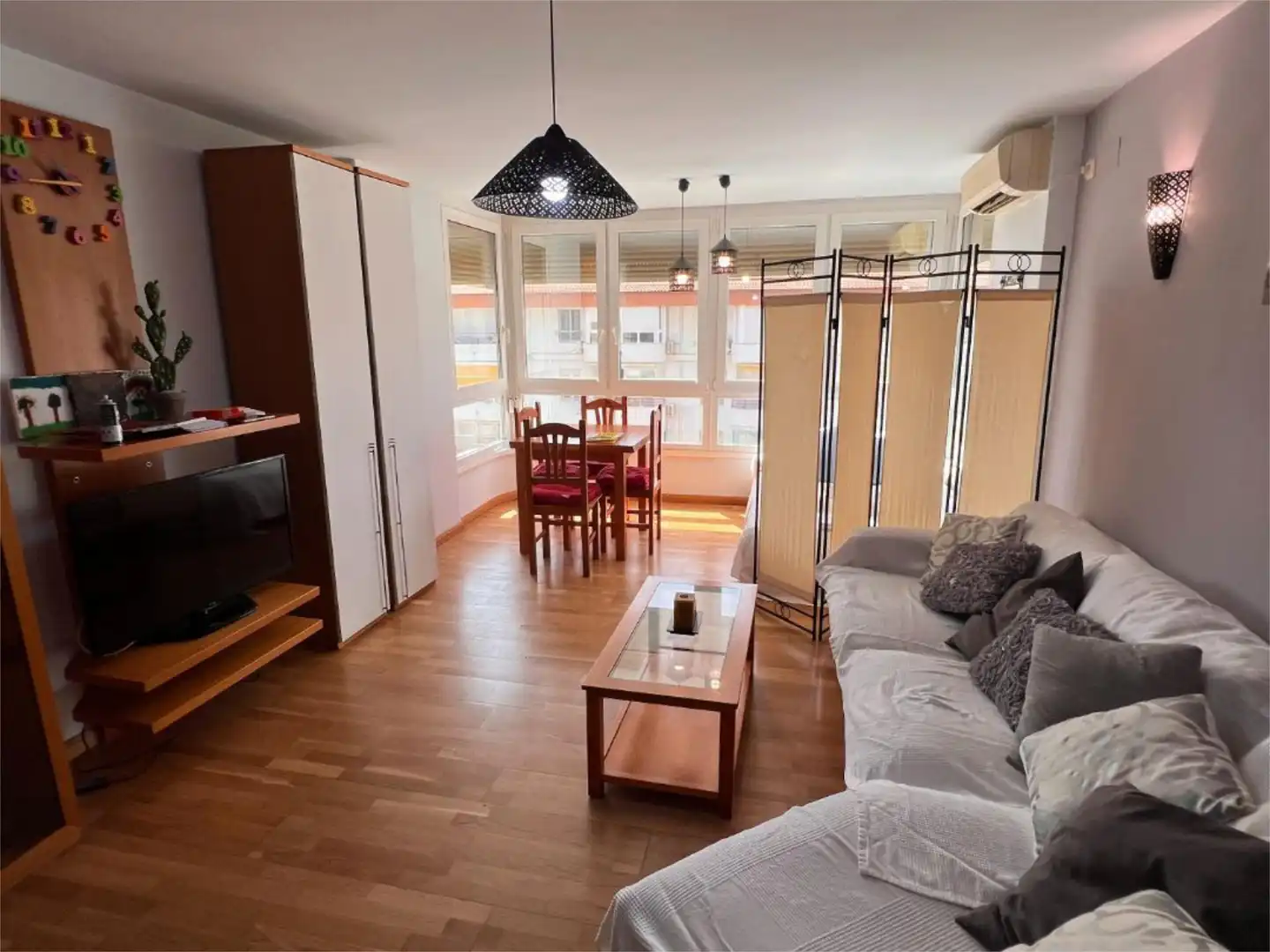 Flat for sale in Avenida Costa del Sol, 9, Laguna Beach Living room of Flat for sale in Torrox with Air Conditioner and Swimming Pool