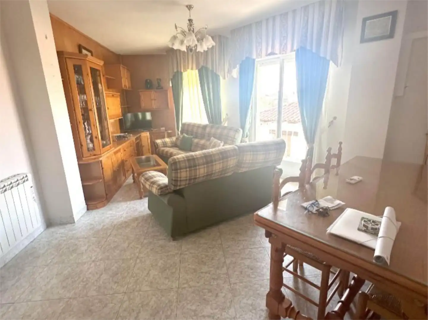 Flat for sale in Calle Huerta la Presa, 1, Villanueva de la Vera Living room of Flat for sale in Villanueva de la Vera with Air Conditioner and Balcony