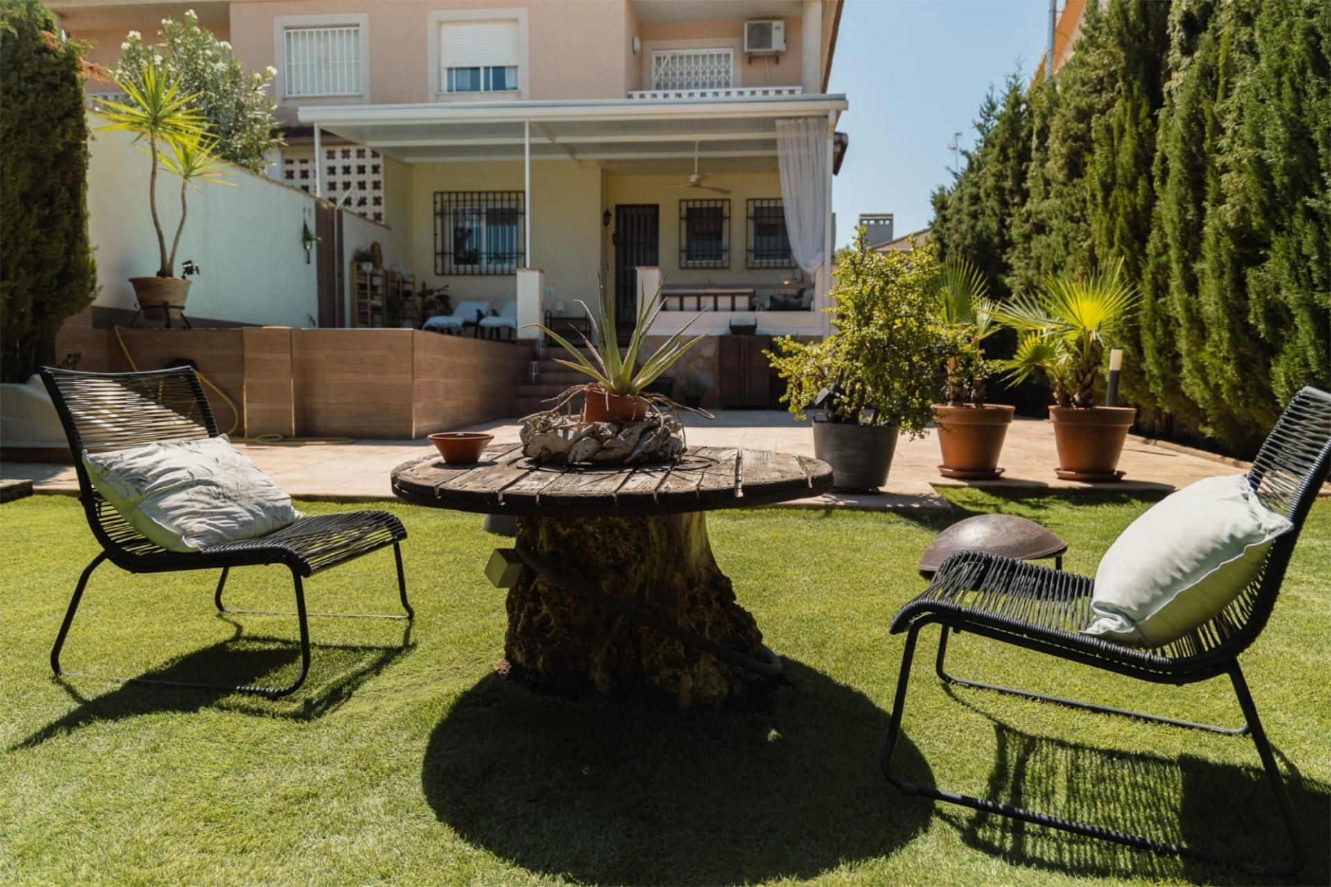 Garden of House or chalet for sale in  Murcia Capital  with Air Conditioner, Heating and Private garden