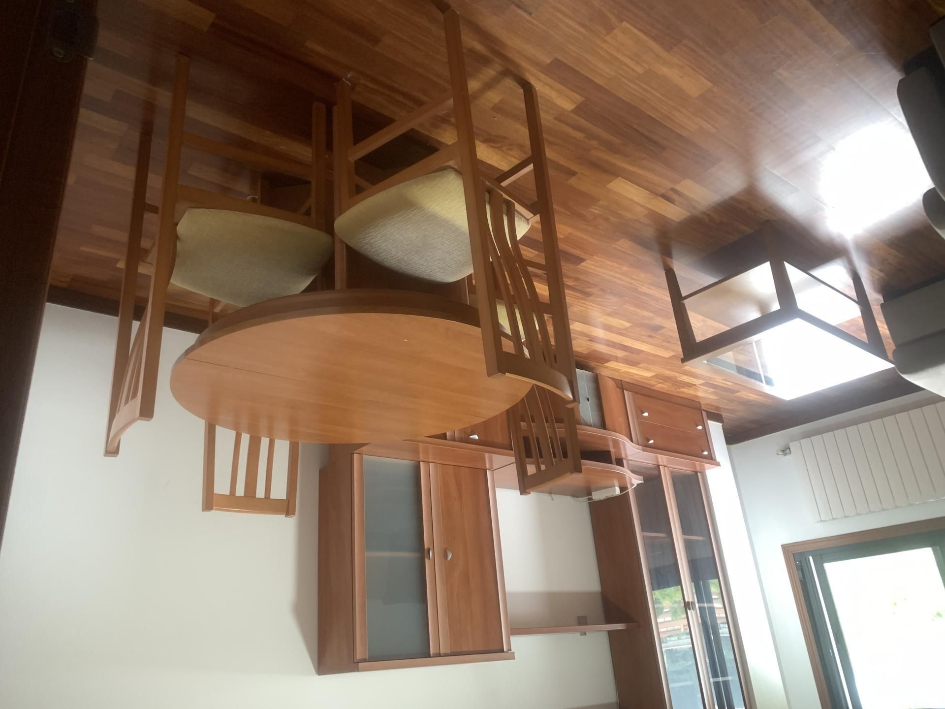 Dining room of Apartment to rent in Pontevedra Capital   with Heating, Terrace and Furnished