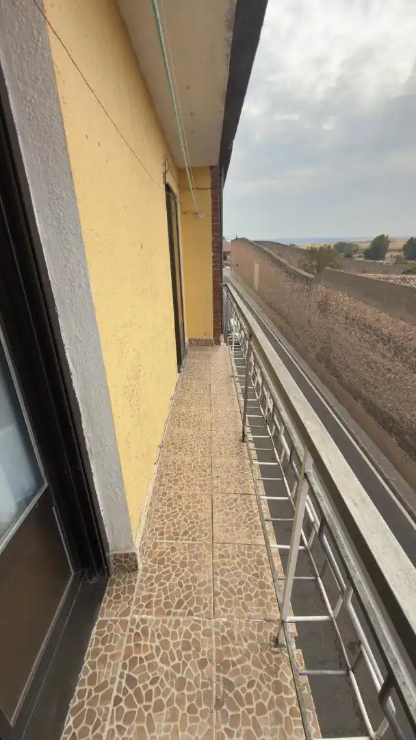 Balcony of Flat for share in Lerma  with Parquet flooring, Terrace and Furnished
