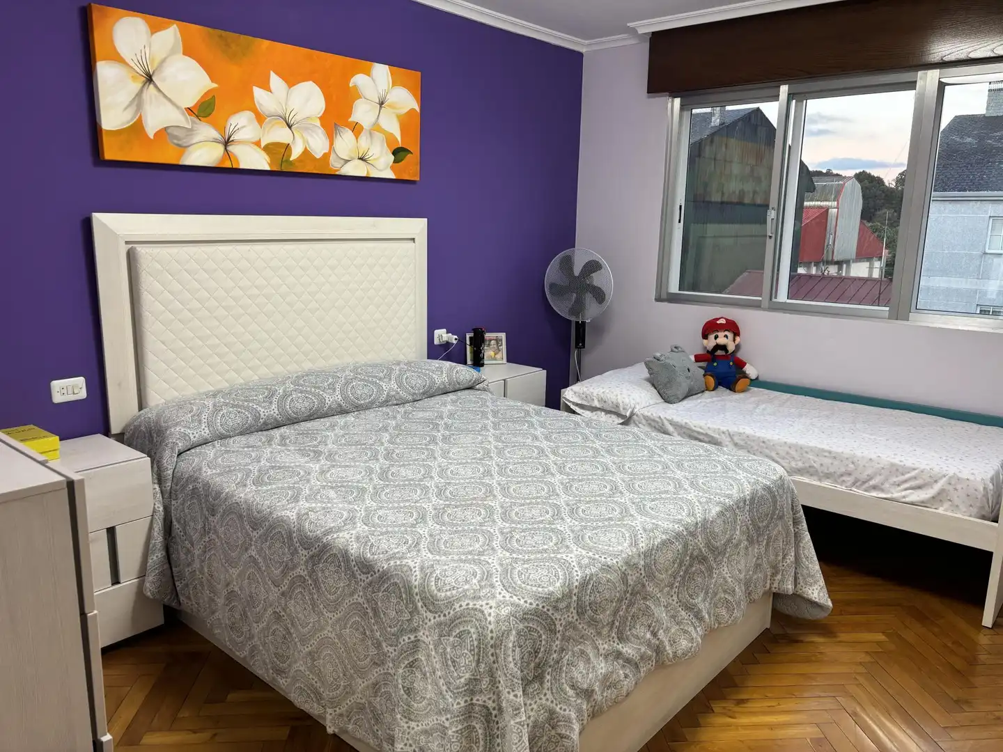 Bedroom of Flat for sale in Chantada  with Heating, Parquet flooring and Terrace