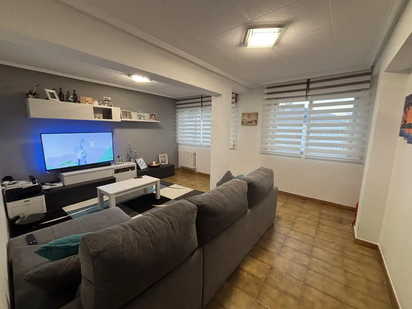 Living room of Flat for sale in Chantada  with Heating, Parquet flooring and Terrace