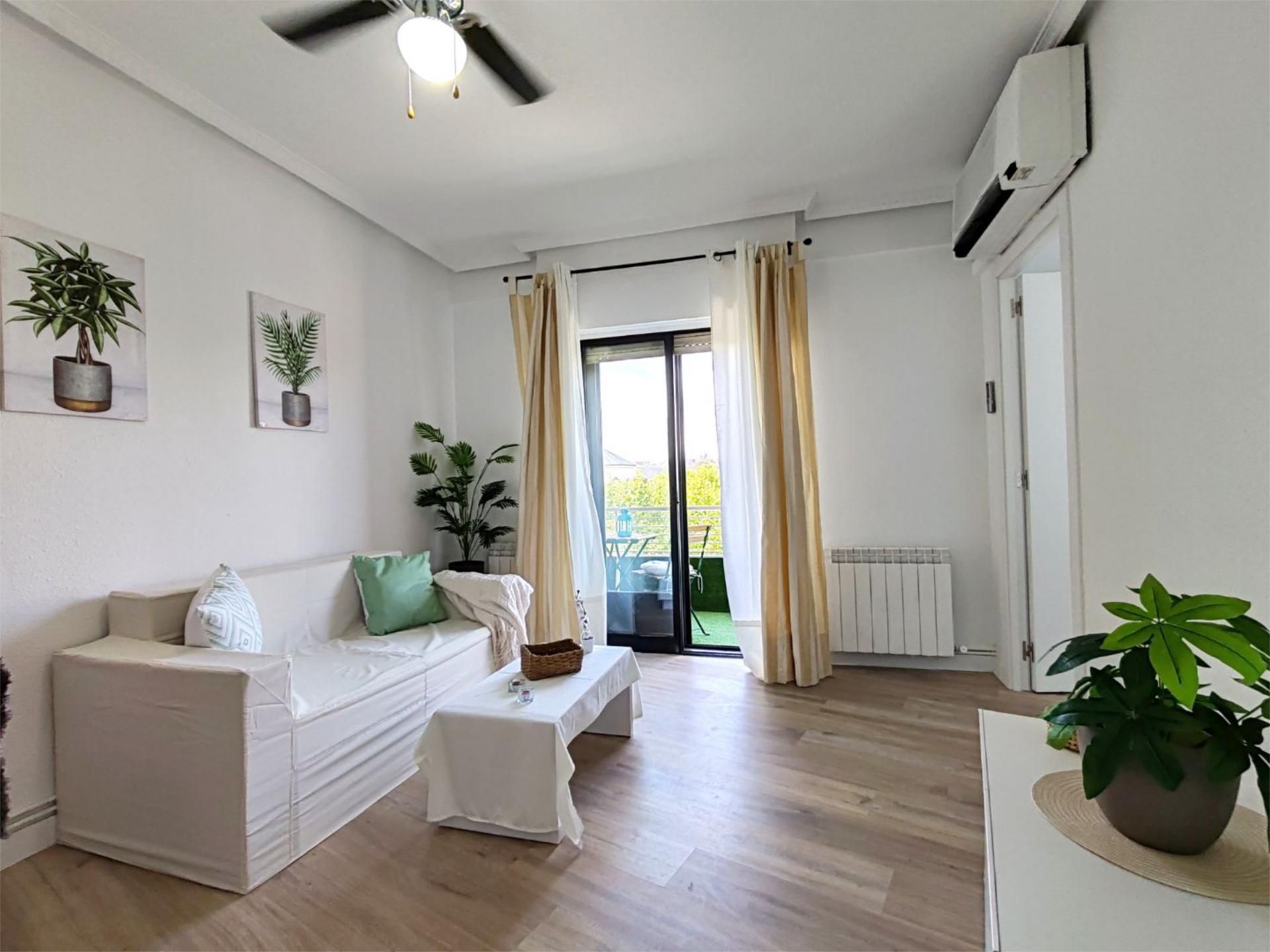 Bedroom of Flat for sale in  Madrid Capital  with Air Conditioner and Terrace