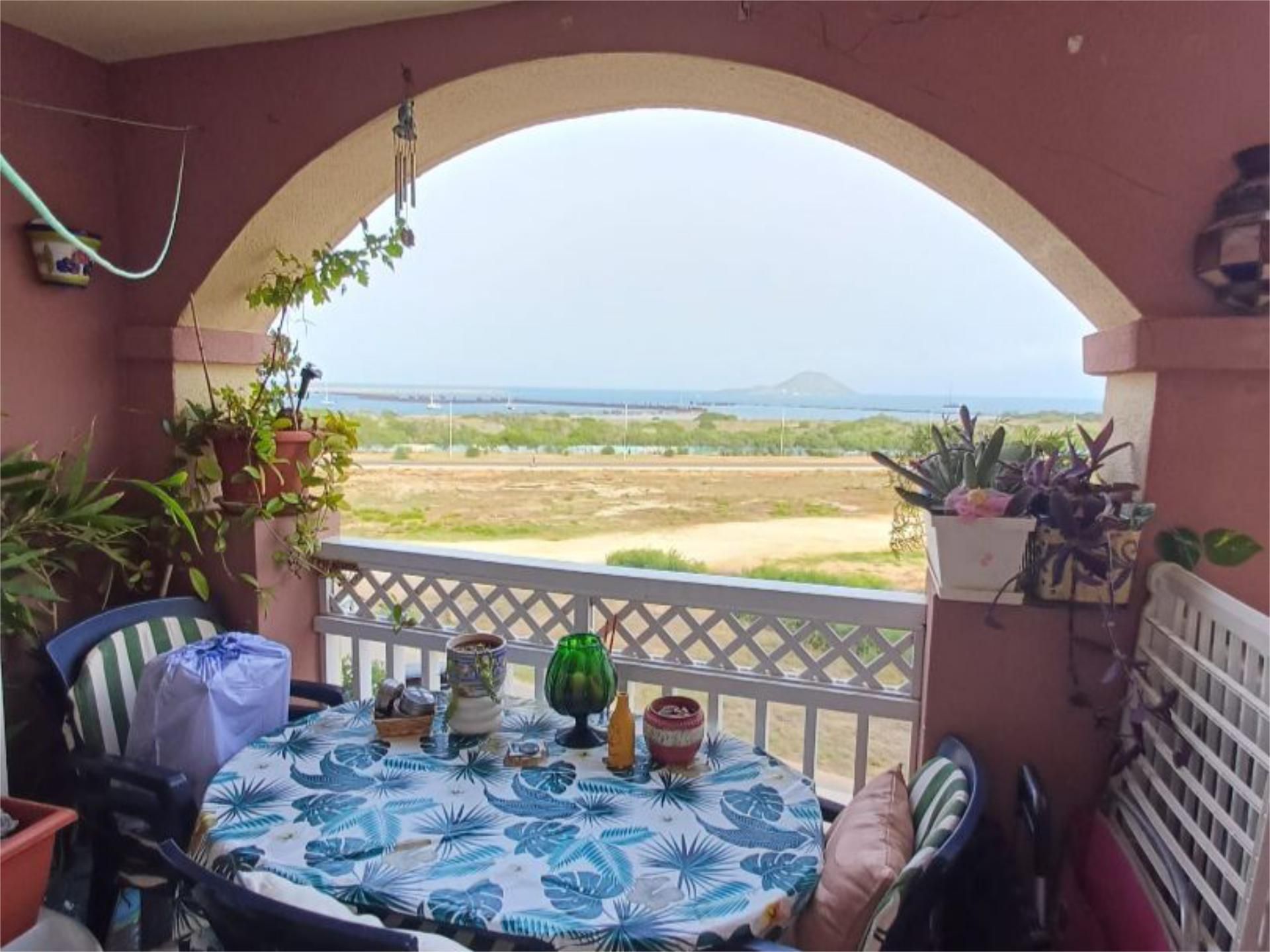 Terrace of Flat for sale in La Manga del Mar Menor  with Air Conditioner, Terrace and Swimming Pool